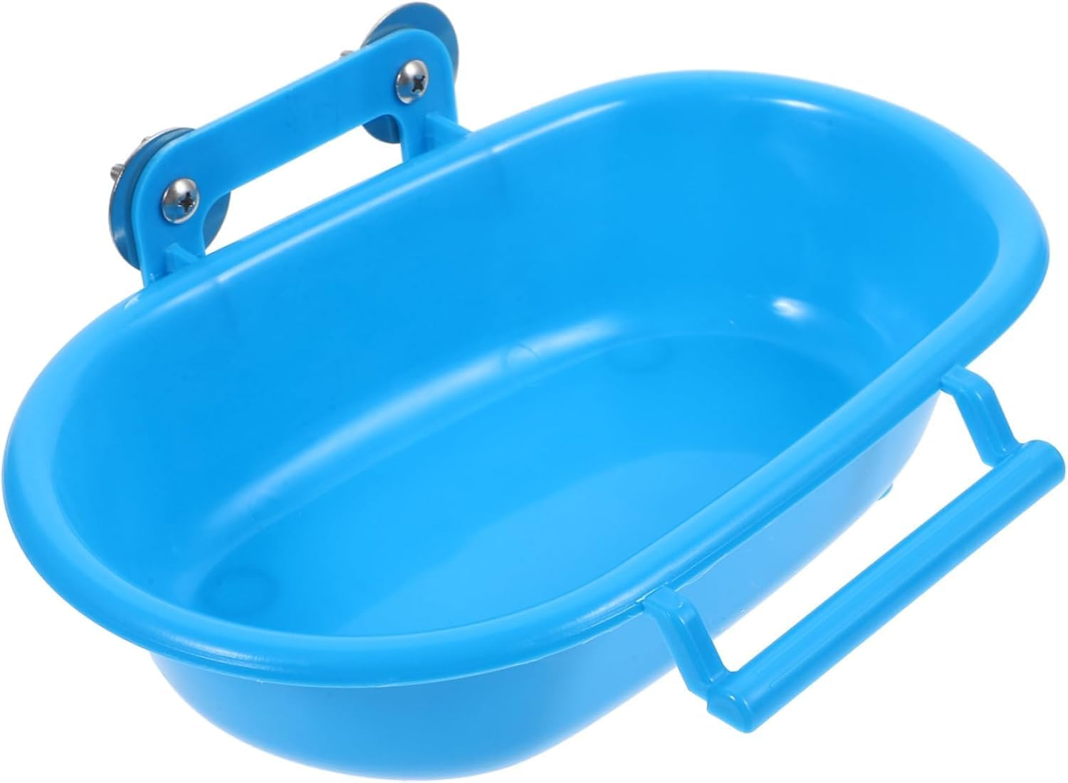 Reusable Bird Bathtub Box Bird Bath,Bird Bath for Cage,Small Tub Bowl for Hang inside Cage Birdbath Shower,Parrot Shower Bird Cage Accessories for Small Birds Parrots Canary Lovebirds (Blue) image number 2