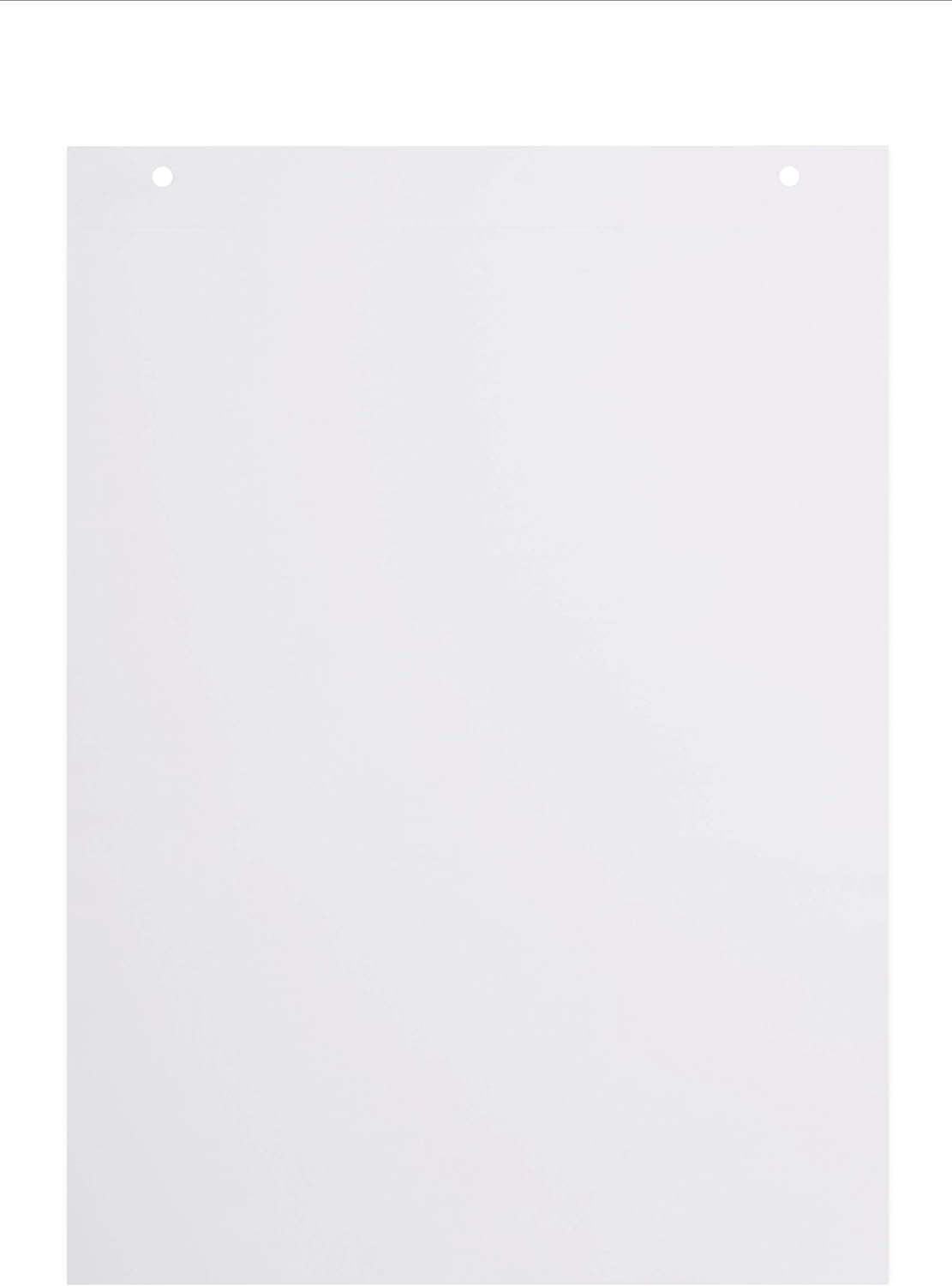 Plain Flipchart Pad, A1 (58,5 X 81 Cm), 60 Gr/Sqm Paper, 20 Sheets per Pad (Pack of 5 Pads) image number 1