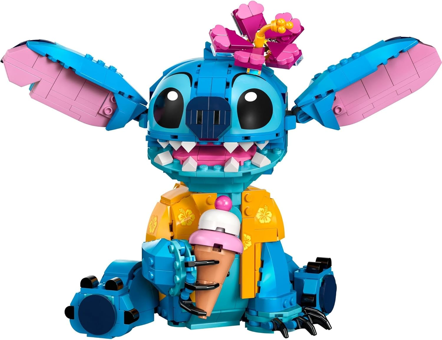 LEGO | Disney Stitch Figure Building & Construction Toy, Lilo & Stich Merchandise for Girls Age 9-12, Creative Kids Toy with Moving Parts, Model Building Kit for Room D&eacute;cor for 9 Year Old Girl 43249 image number 3