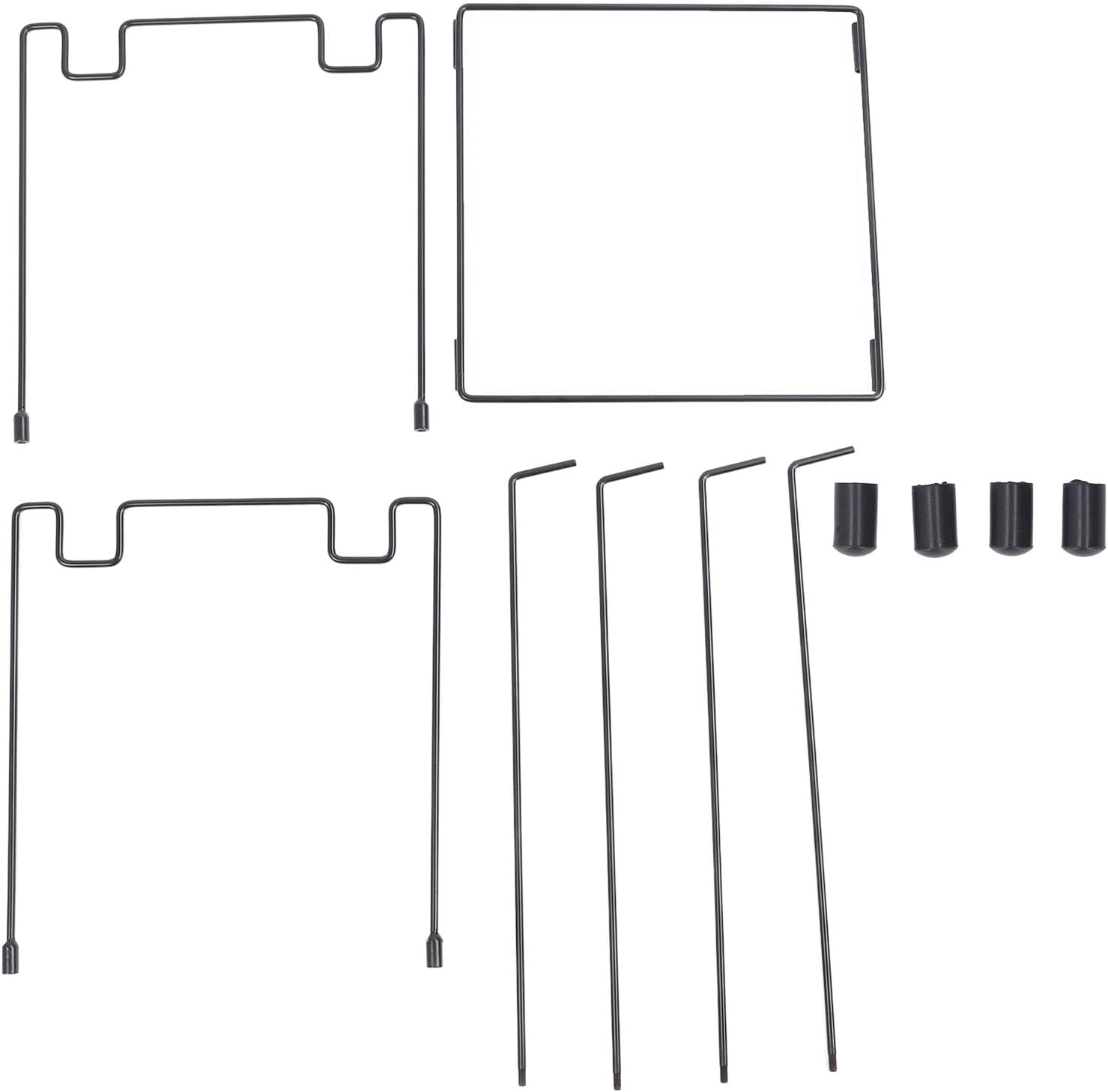 Metal Trash Bag Holder, Outdoor Leaf Bag Support Stand, No Assembly Needed, Holds for 30-45 Gallons Bag, Garden Garbage Bag Holder Frame for Camping Yard Parties image number 1