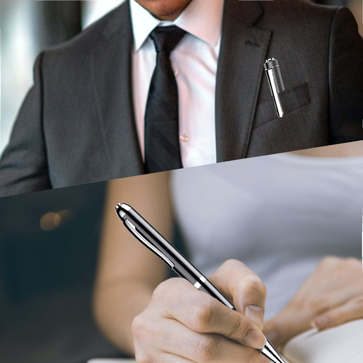 Voice Recorder, Mini Voice Activated Recorder, Micro Recording Devices, 30 Hours Battery Time Digital Small Sound Recorders Device Audio Recorder (16GB) - V1 - 64Gb image number 2