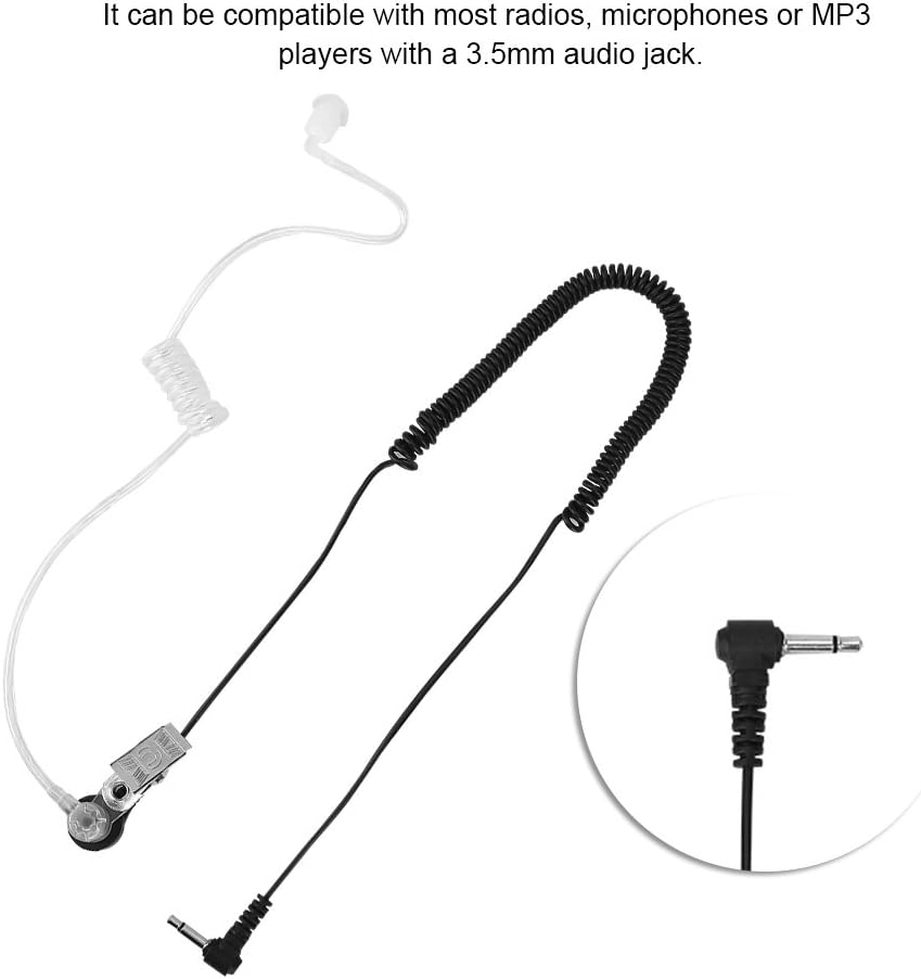 VBESTLIFE 3.5 Mm Wired Headphones, Mono Headphones Earphones anti Radiation Monitoring Headset for Ios/Ios Nano / MP3 / Mobile Phone and Other Devices with Audio Port 3 image number 4