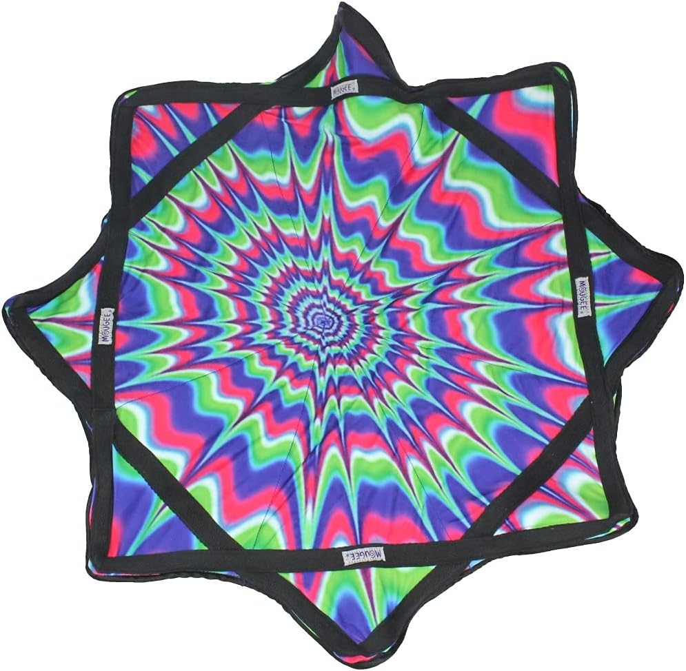 Mougee Star - Spinning Cloth - Juggling and Skill Toy (Psychedelic Grump) image number 2