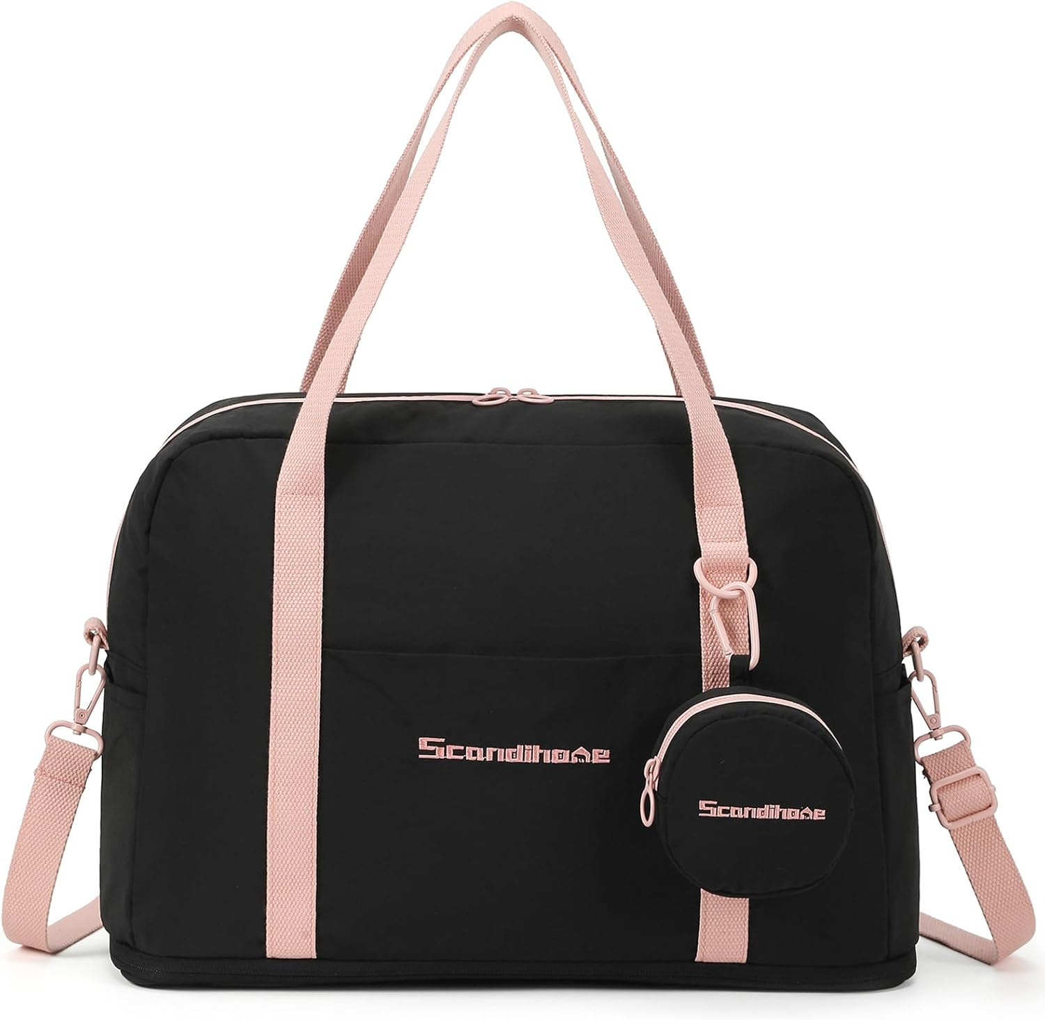 SEPWIK Travel Duffel Bag Weekender Overnight Bag, Waterproof Sports Gym Bag Carry on Tote Bag Personal Item Holdall Bag for Men Women Scandihome Series