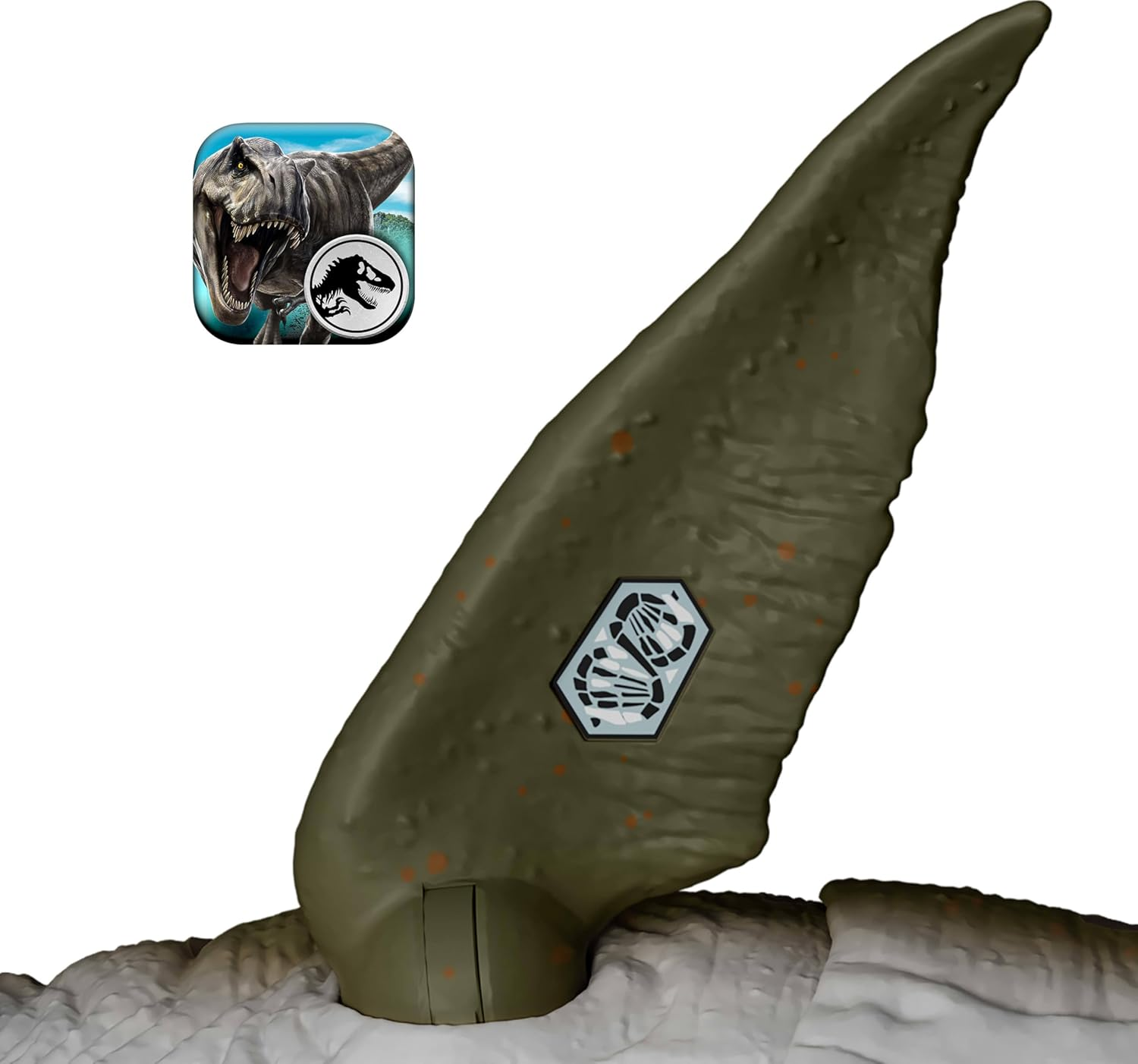 Jurassic World Rebirth Bite N Blast Mosasaurus Action Figure & Mini Dilophosaurus, Wide Jaw Dinosaur Toy, Movie-Accurate Posable, Digital Play image number 1