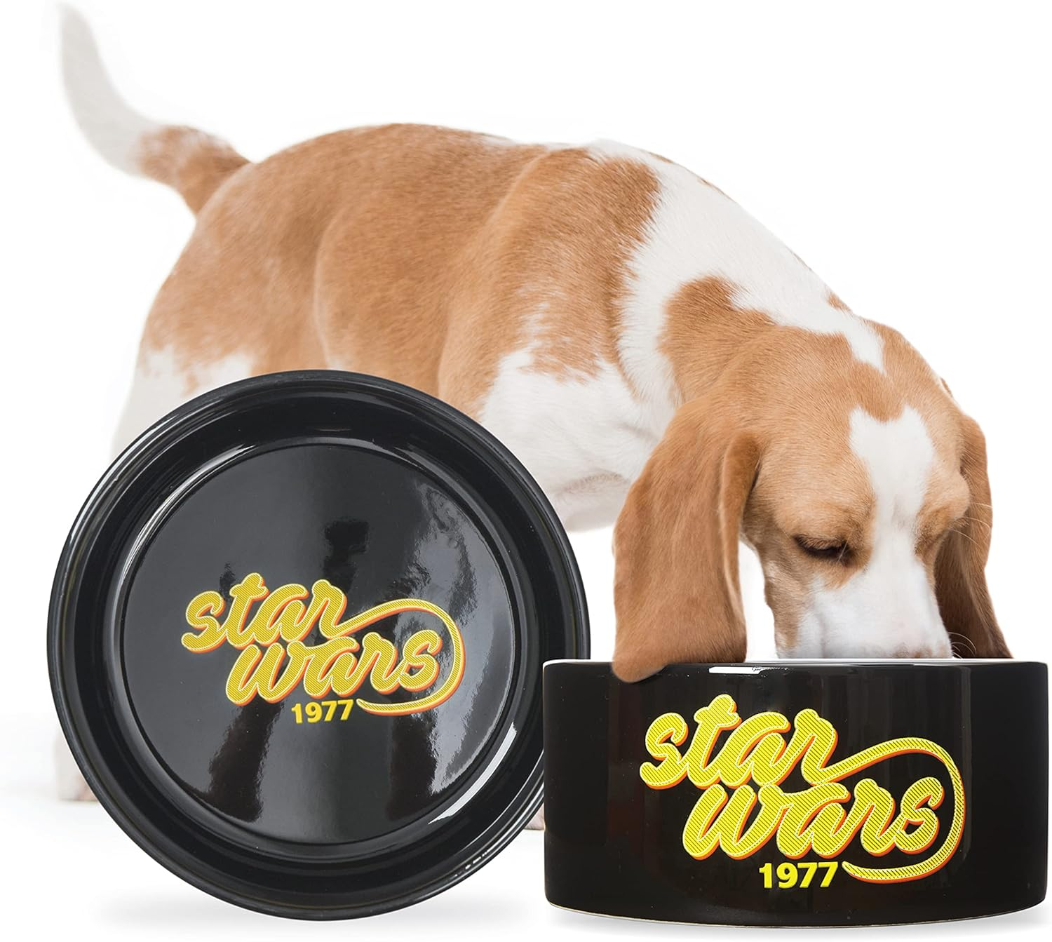 Star Wars 1977 Logo Dog Bowl, 6 Inch | Star Wars Dog Food Bowl Holds up to 3.5 Water, Dry Food, or Wet Food image number 6