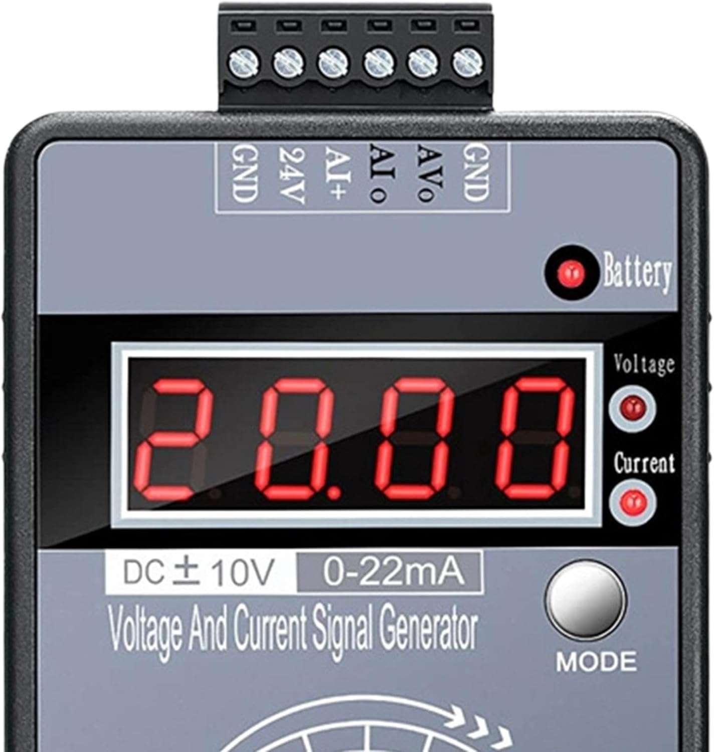 Adjustable Signal Generator 0-20MA 4-20MA Handheld Value Adjusting Multifunctional Adjustable Panel Portable DC 0-10V image number 4