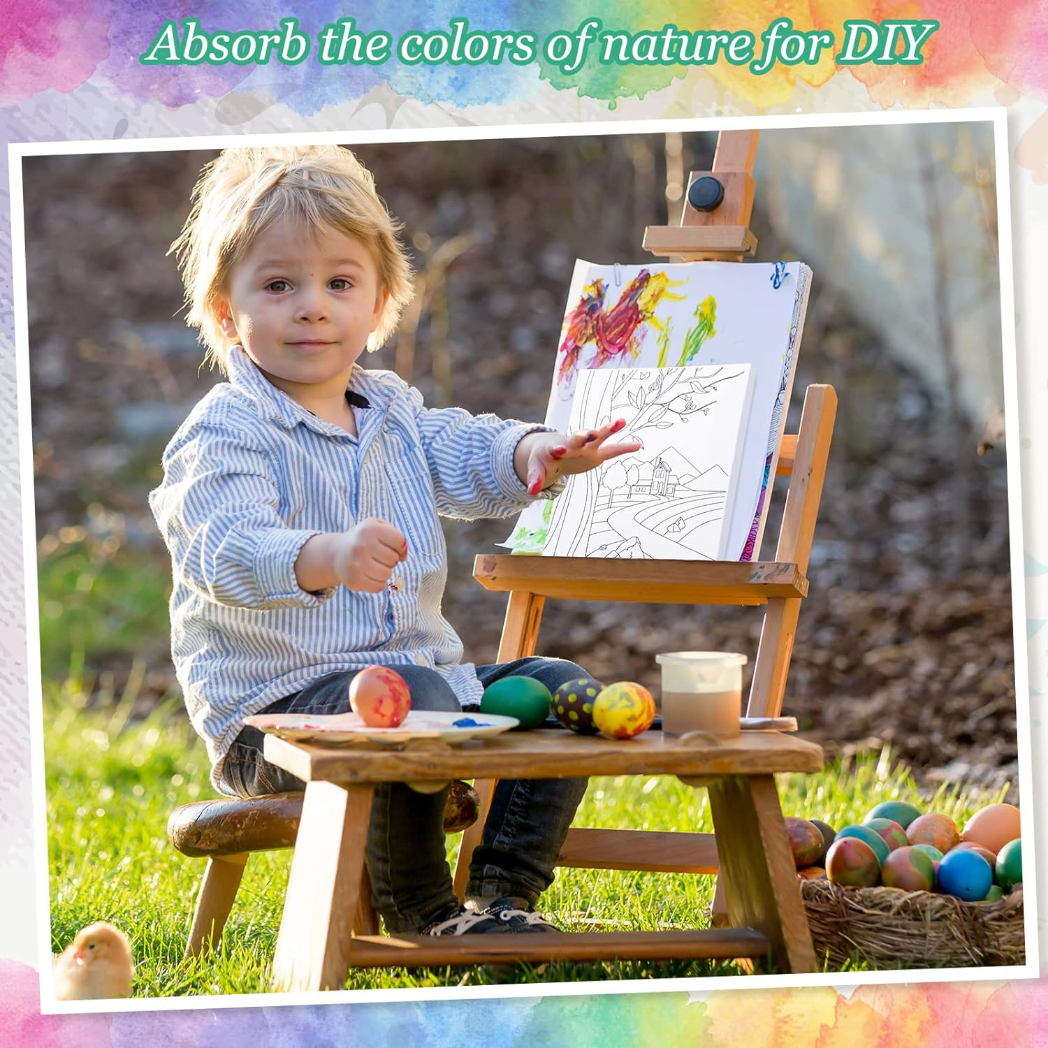 Meanplan 12 Pcs Pre Drawn Canvas for Painting for Adults 4 X 4 Inch Pre Printed Stretched Canvas with Pictures to Paint DIY Outline Boards for Party Favor Beginner Art Gifts(Village and Sea Style) image number 2