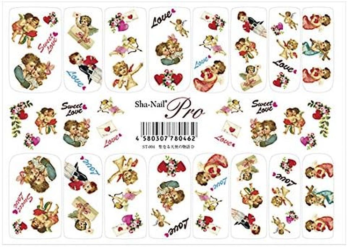 Photo Nail Pro Nail Stickers, the Story of the Holy Angel, D Art Material