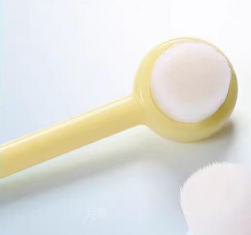 Pet Eye Comb with Soft Bristles, Dog Tear Stain Remover, Grooming Brush for Dogs and Cats（Yellow） image number 1