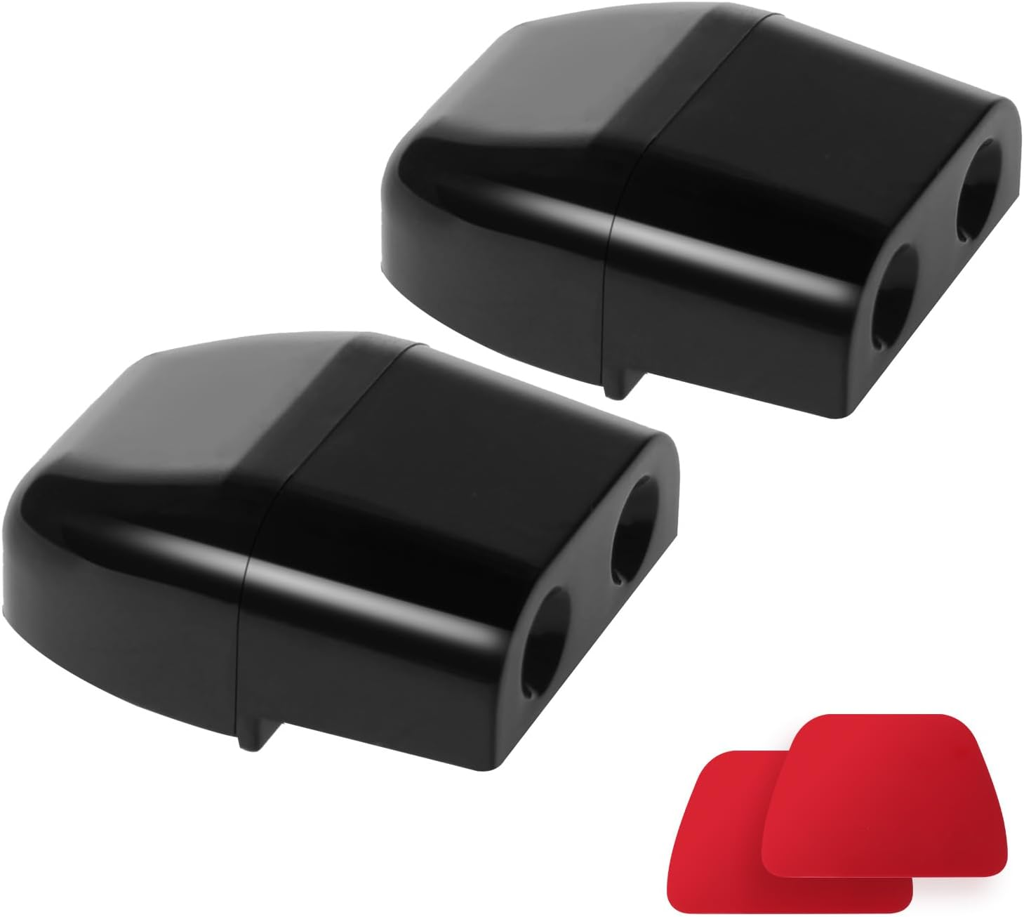 2 Pack Car Animal Alert Animal Repeller Kangaroo Deer Wallby Rabbit Wild Animal Vehicle 4WD (Black)