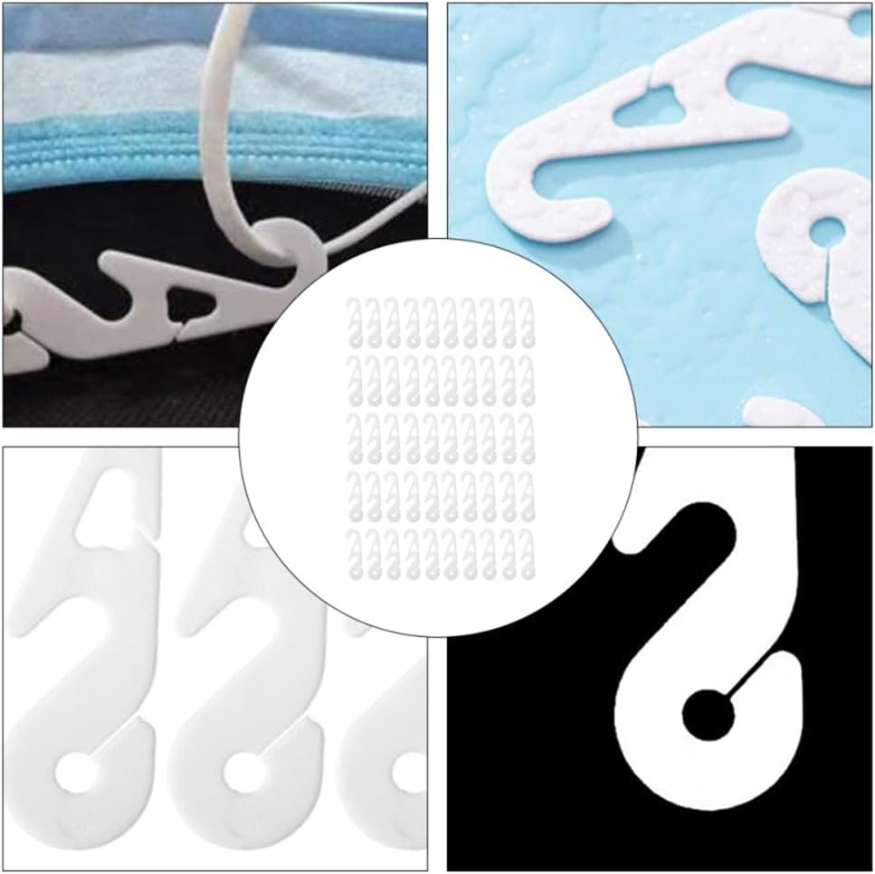 30X Face Mask Adjustable Ear Hook Strap Extension Fixing Clip Ear Buckle AU