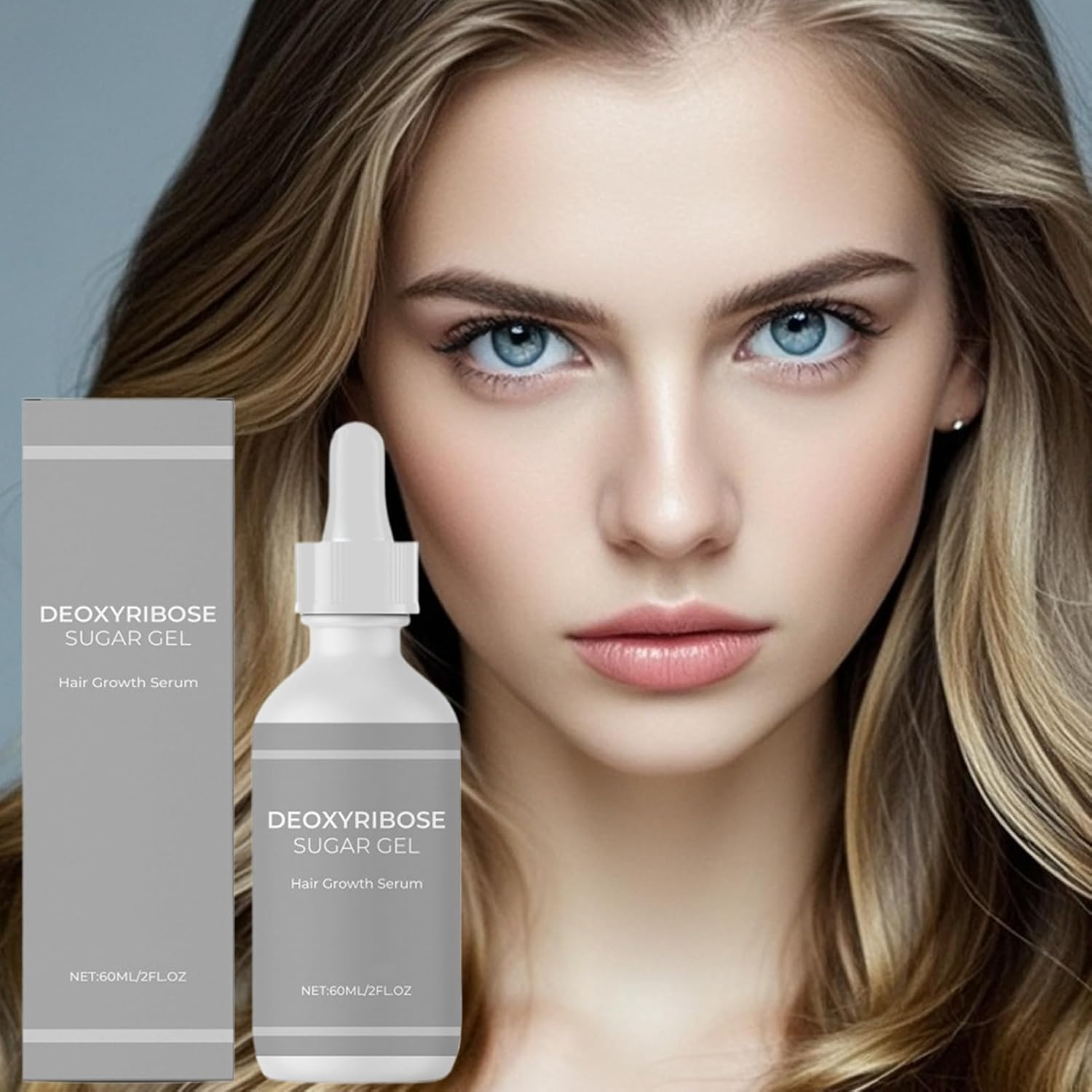 3Pcs Deoxyribose Sugar Gel Hair Growth, 3X60Ml Deoxyribose Sugar Hair Growth Serums, Serums Oil for Strengthening Hairs, Hairs Treatments Oil for Men and Women image number 1