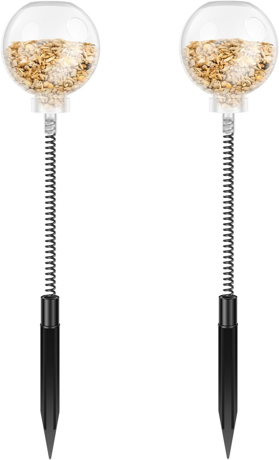 Awobepl 2 Pack Peck Toy Lightweight Chicken Treat Dispenser Interactive Chicken Slow Feeder Toy for Hens Ducks Large Birds Parrots image number 3