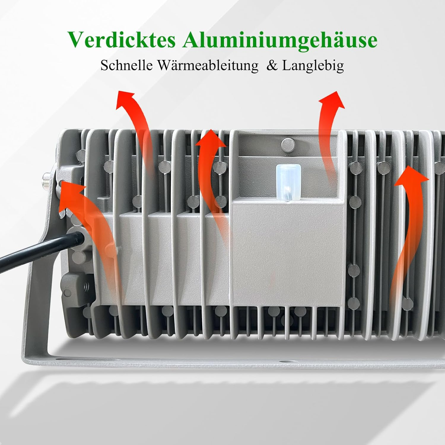 SUFUYA 50 W LED Outdoor Spotlight, 7000 LM Dusk to Dawn Floodlight, 6500 K Cool White Headlight with Twilight Sensor, IP67 Waterproof LED Floodlight, Adjustable 180&deg; for Garden, Backyard