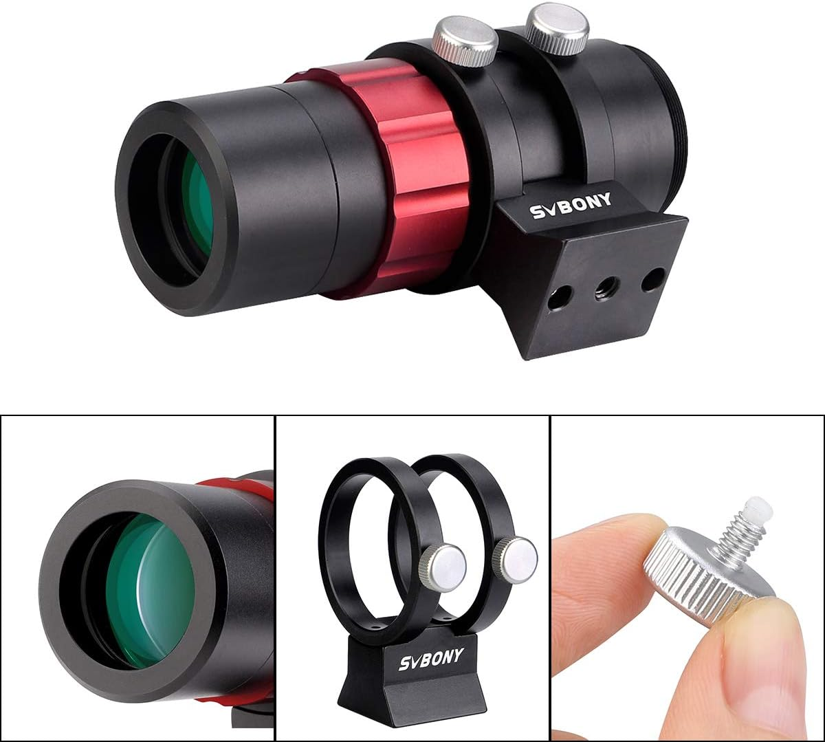 SVBONY SV165 Mini Guide Scope, Compatible with SV305 Pro ZWO QHY Orion Auto Guiding Cameras image number 3