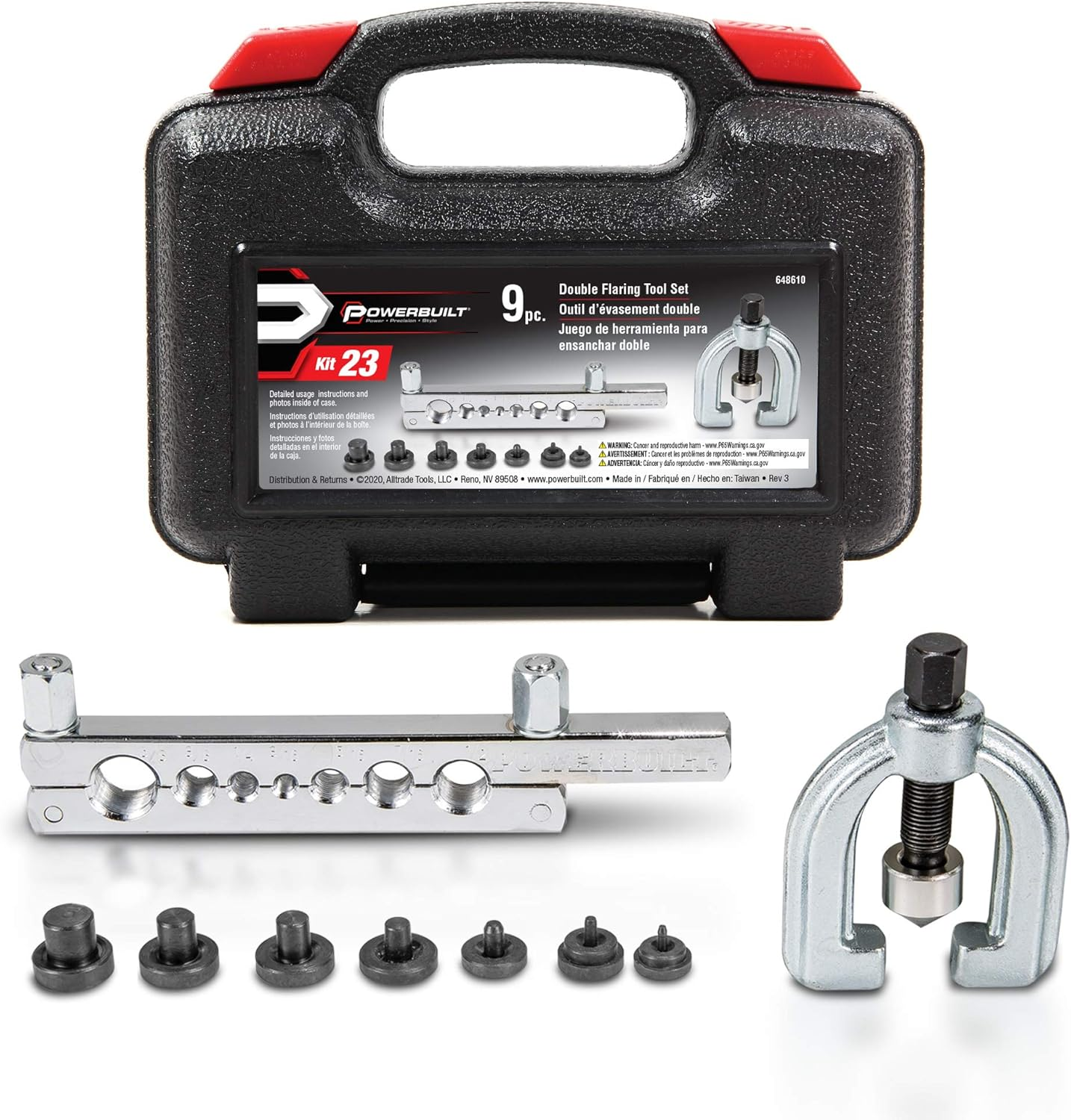 648610 9Pc Double Flaring Tool S image number 5