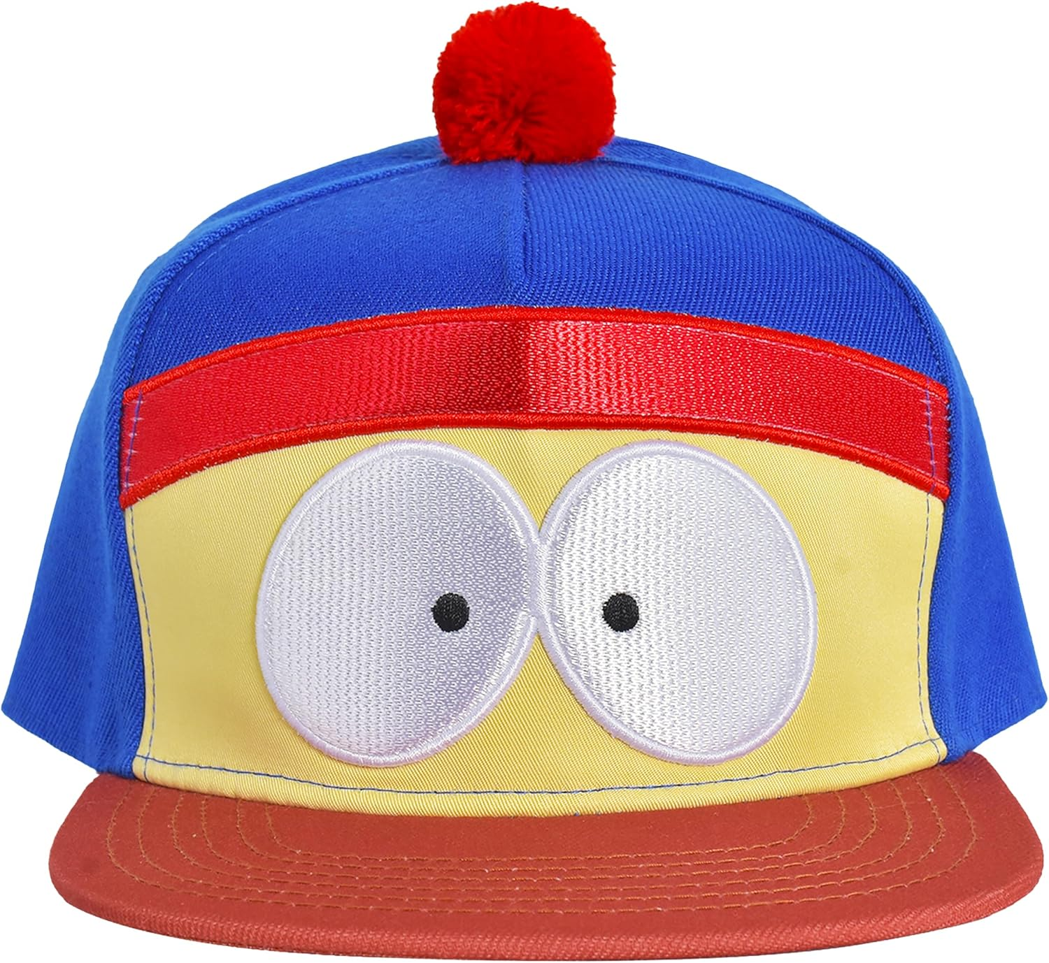 Concept One South Park Cap, Adjustable Snapback Baseball Hat with Flat Brim, Blue, One Size