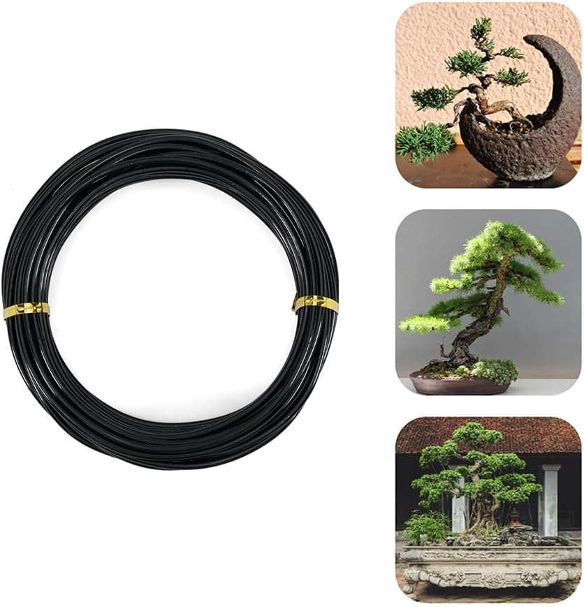 1 Pack Premium 3.0Mm Anodized Aluminum Bonsai Wire &ndash; Large 10M/32.8Ft Roll &ndash; Black, Durable & Flexible &ndash; Perfect for Bonsai & Plant Shaping, Tree Training, Sculpting & Crafting image number 5