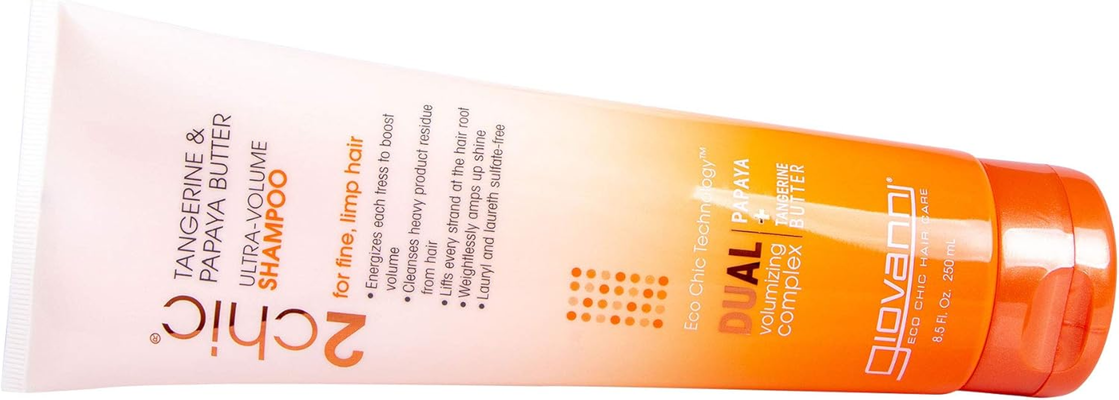 (250Ml) - Giovanni - 2Chic Tangerine & Papaya Butter Ultra-Volume Shampoo - 250Ml image number 2