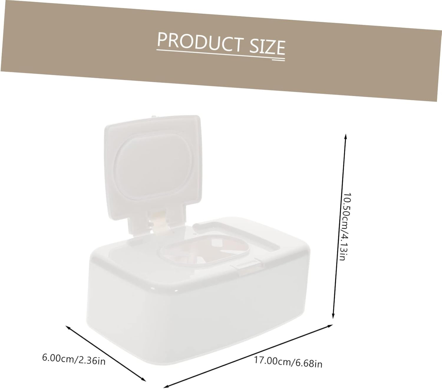 Button Type Wet Wipes Box Dispenser for Travel and Home Use Lid and Storage Function for Kitchen and Bathroom Organization image number 5