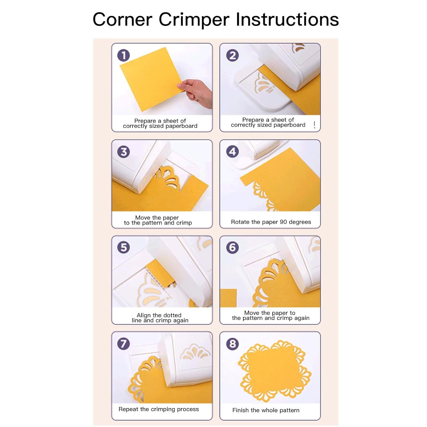 Craft Paper Border Punch, Portable Metal Craft Punches Success Tool, Versatile Cute Embossing Paper Punch for Decorative Scrapbook Present Packaging DIY image number 4