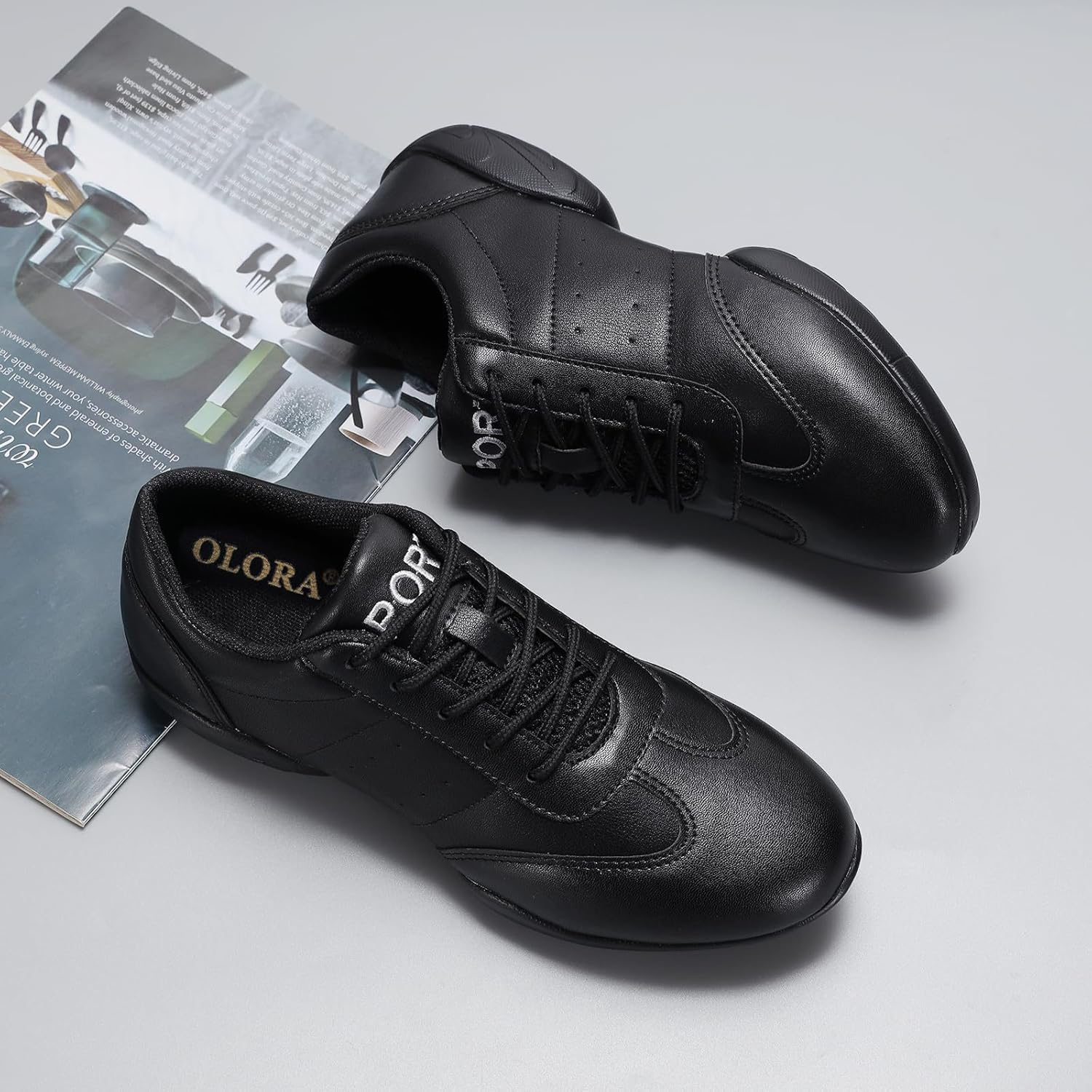 OLORA Cheer Shoes Girls Lightweight Comfortable Dance Cheerleader Sneakers image number 7