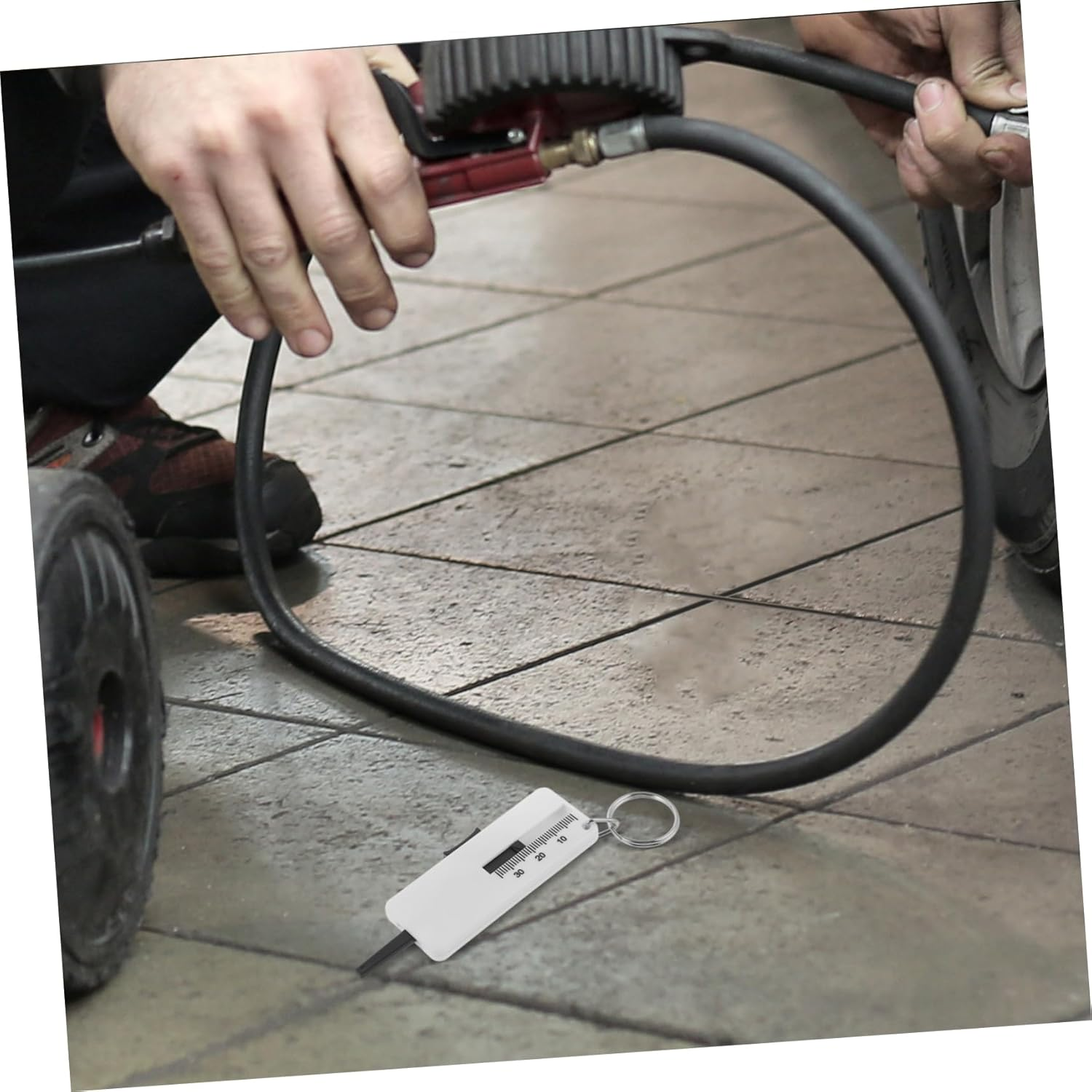 HEALEEP 3Pcs Tire Tread Depth Gauge Tool Automotive Measuring Instrument for Accurate Tire Thread Measurement And image number 3