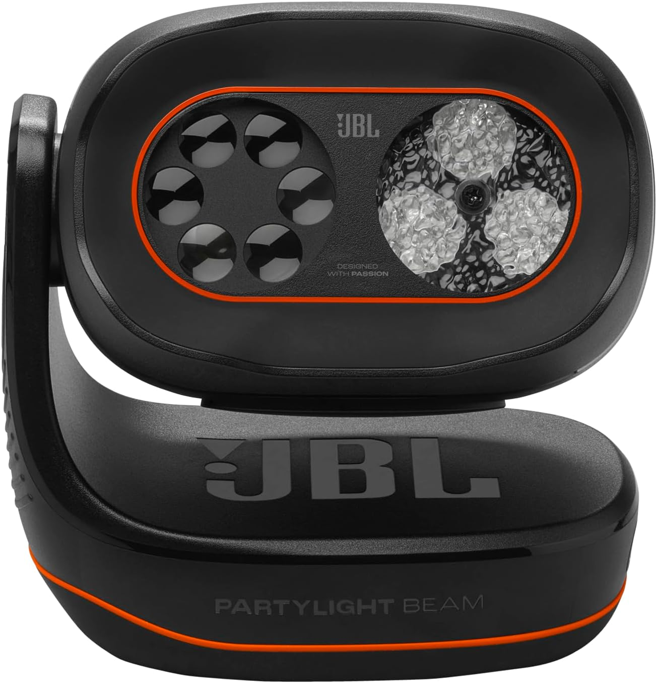 JBL Partylight Beam, Take Your Party to the Next Level, Room-Filling Party Atmosphere, Choreographed Lightshow, Built-In Mic with a Music Detection Algorithm, Match Your Energy, Black image number 2