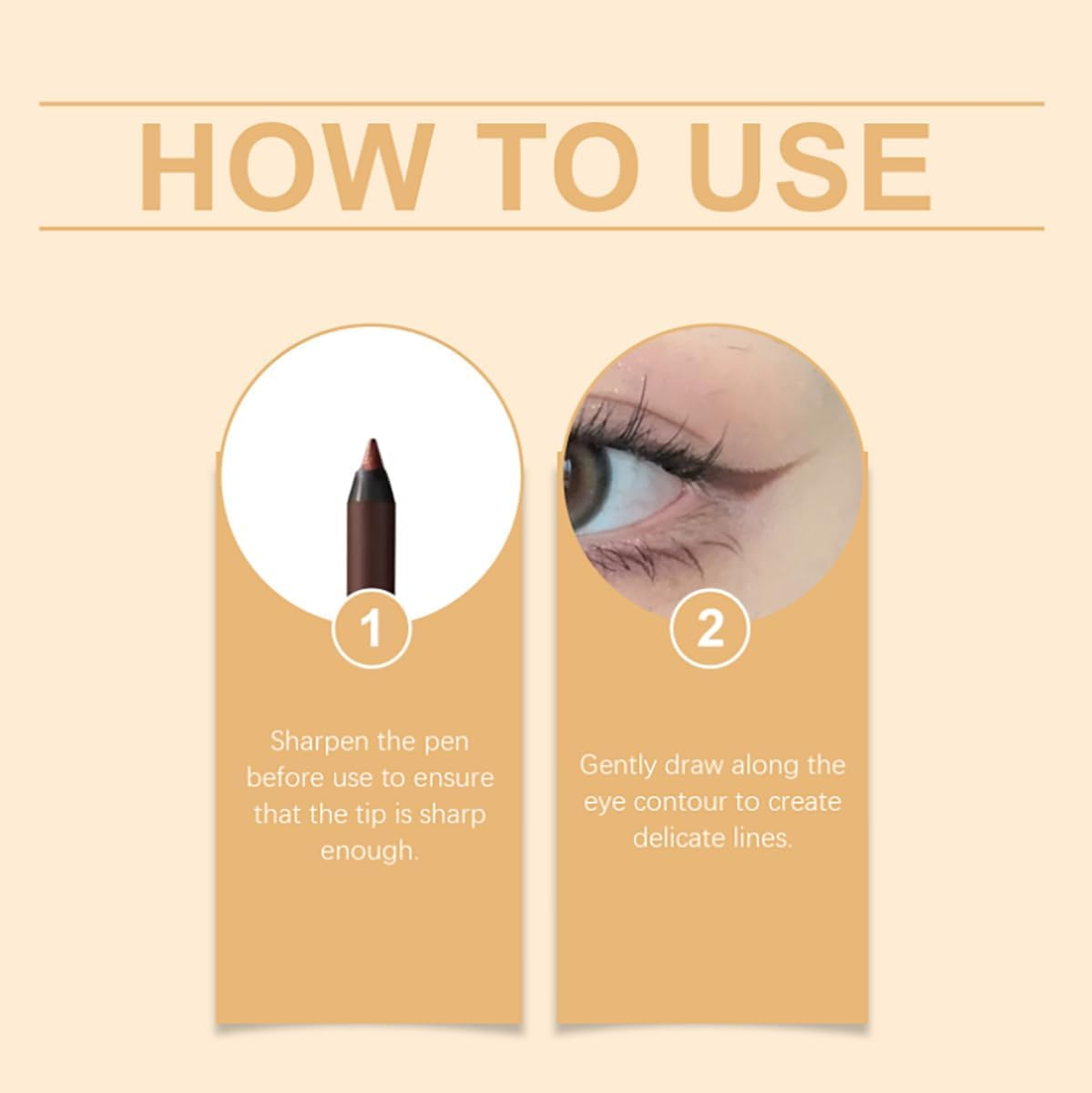 Creamy Pencil Eyeliner, 2025 Upgrade 24 Hr Waterproof Eyeliner, Long Lasting Eye Liner for Daily Makeup, No Tugging, Soft Tip and Easy to Color (Plum) image number 5