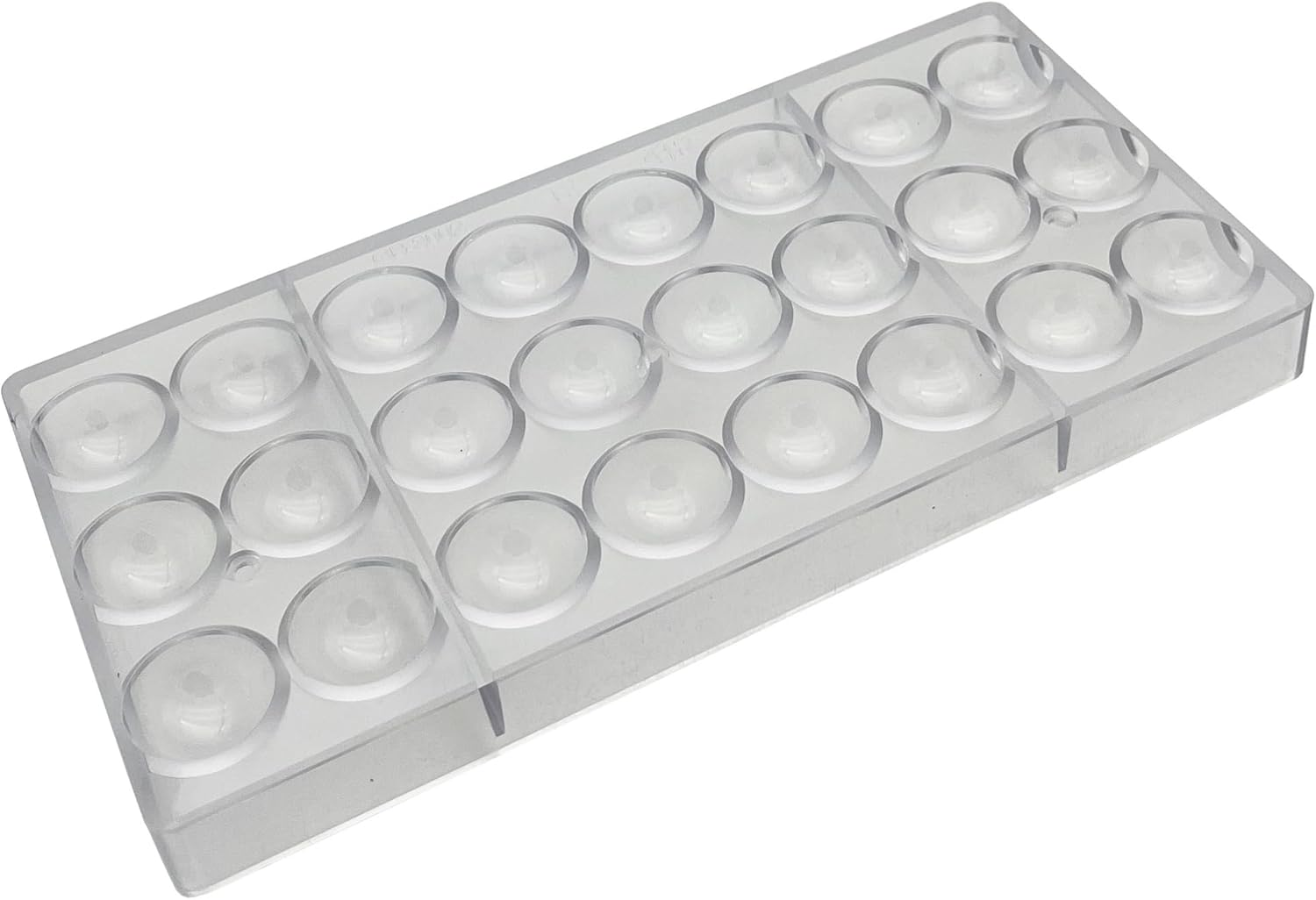 Goldbaking Semi Sphere Chocolate Mould PC Polycarbonate Hemisphere Chocolate Mold (S 1.2Inch)