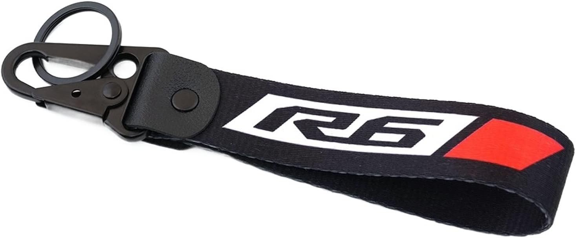 WYJDZSW Keyring Keychain Compatible with Yamaha R1 R6 R3 YZF-R6 2015 Yzf R1 2006 Yzf-R3 All Years Accessories Motorcycle Embroidery Key Ring Chain image number 2