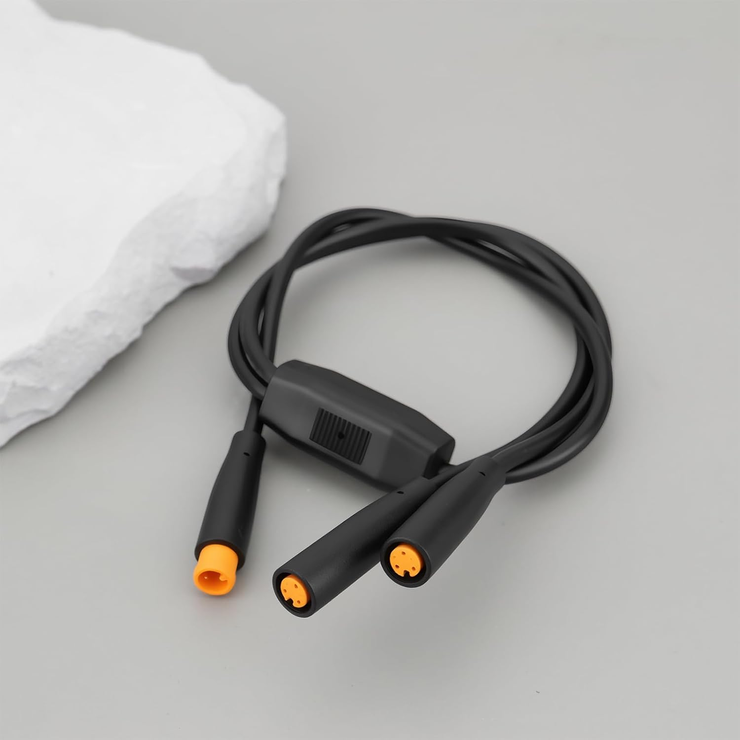 Emsea 2Pcs Bike Extension Cable M6 Male to Female Splitter Cable 40Cm for Electric Bike Sensor image number 3