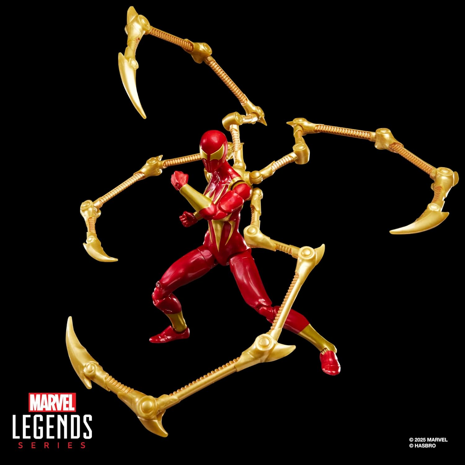 Marvel Legends Series Magic: the Gathering Mary Jane Watson (Iron Spider), 6-Inch Spider-Man Action Figure; Exclusive Foil Collectible Card Game Trading Card image number 1