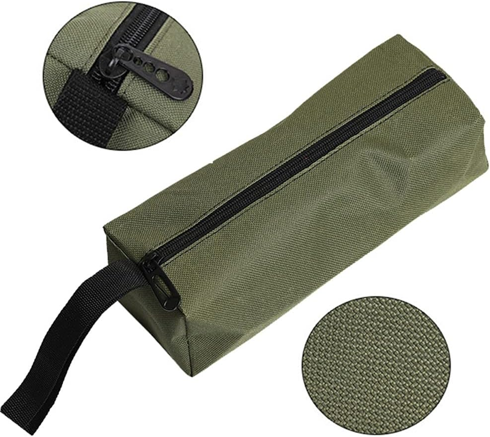 Maizoon Tool Bags 5 Pieces Set,Waterproof Oxford Canvas Zipper Storage Case,Multi-Purpose Hardware Screws Nails Drill Bit Metal Parts Repair Organizer Pouch,Uh04 image number 4
