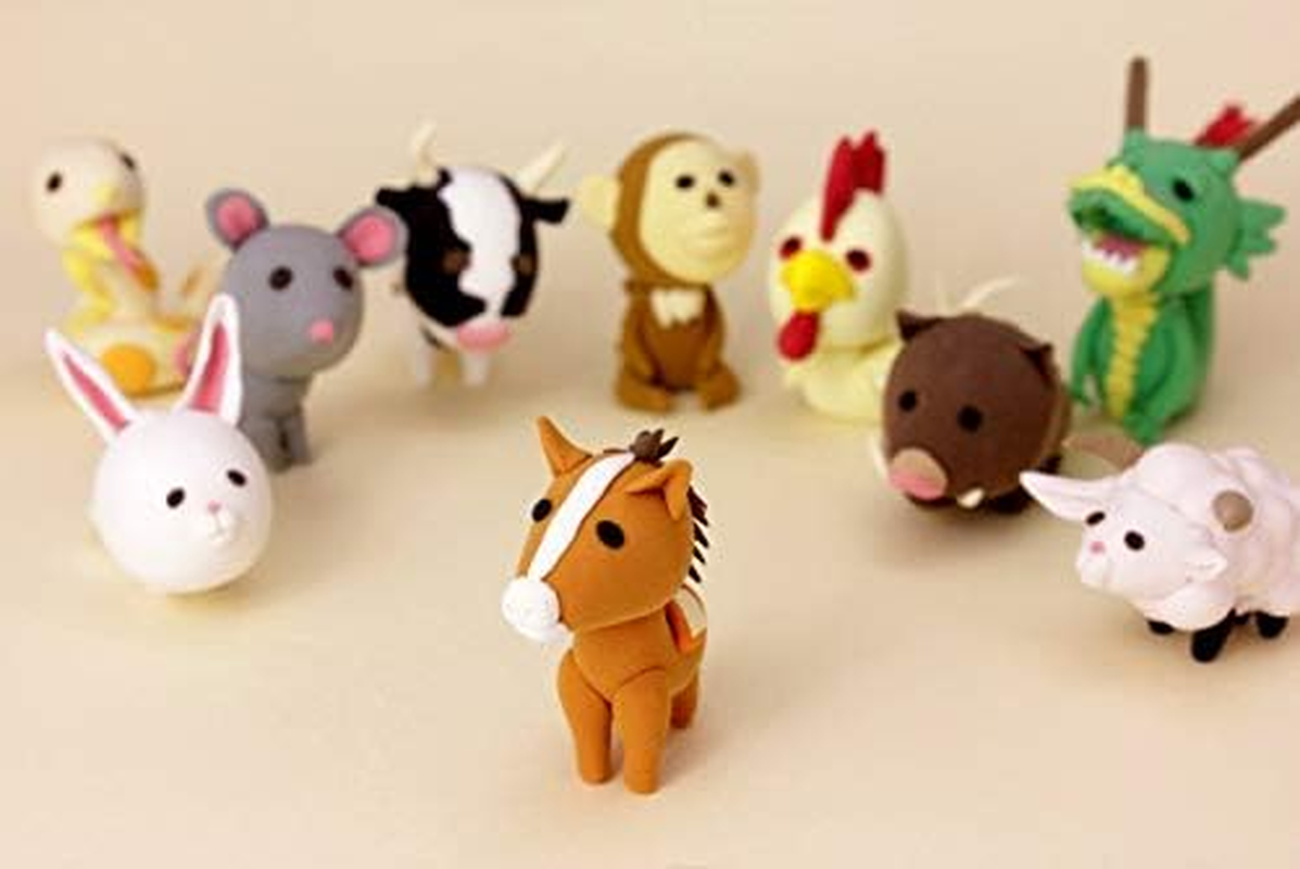 YACHIYO DAISO Soft Clay Lightweight Fluffy Packs (1 Set, White) image number 4