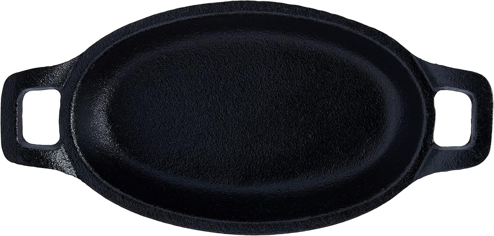 Pyrolux Pyrocast Oval Gratin, 15.5 X 10 Cm with Maple Tray, Black image number 1