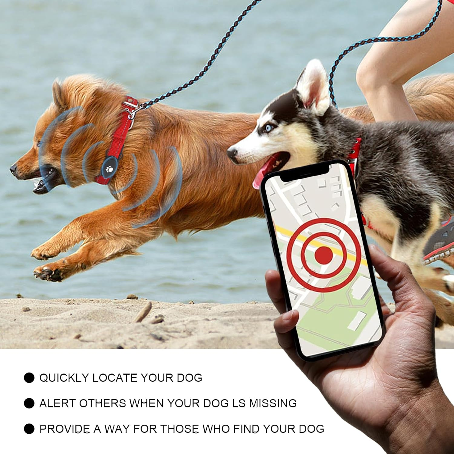 2 X Cat GPS Tracker Collar Compatible with Samsung Galaxy Smarttag 2, GPS Cat Collar Smart Tag 2 Case, Dog Tag Silicone Smart Tag 2 Case, Scratch-Resistant, Waterproof, for Children, Dogs, Cats image number 5