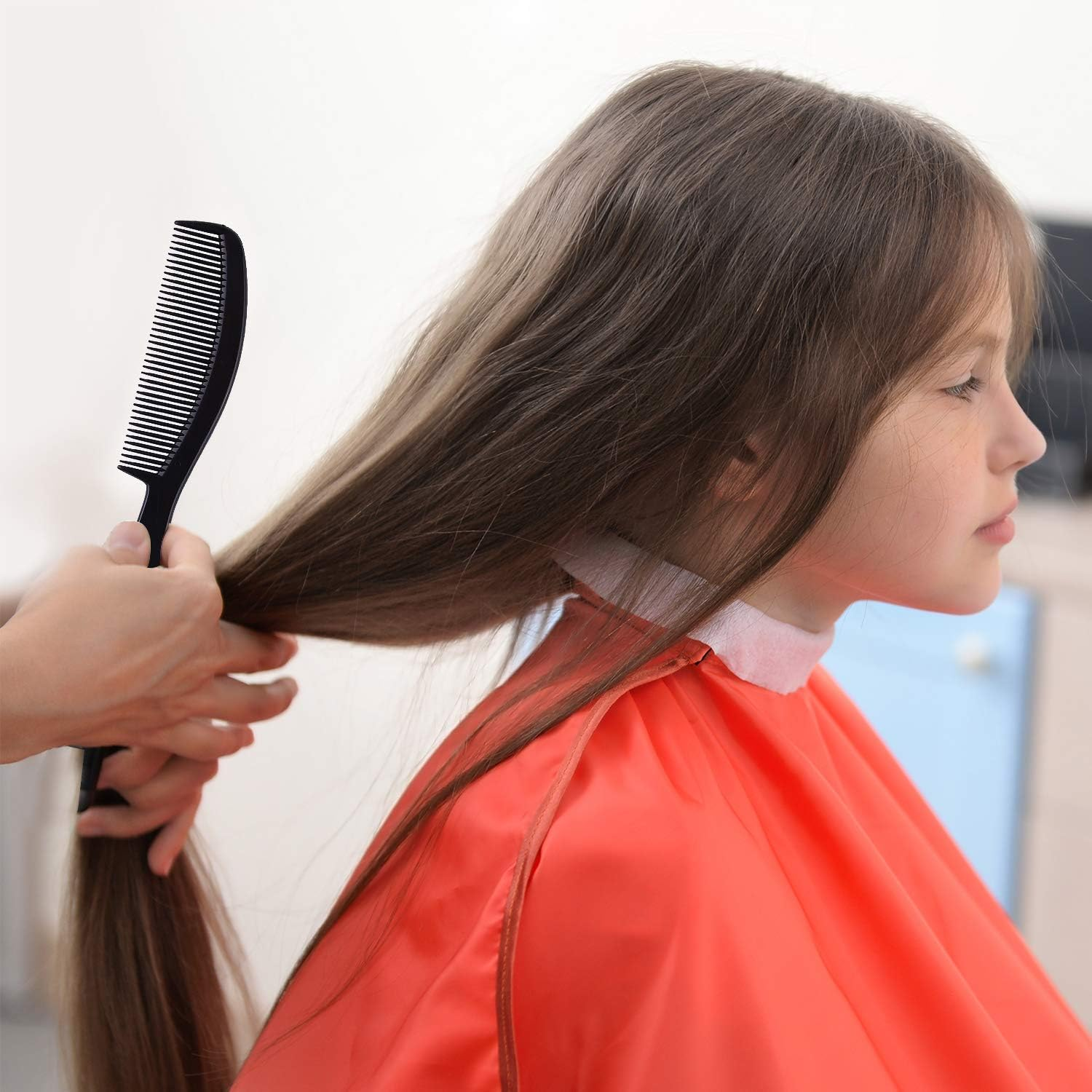 SIQUK 7 Pcs Hair Brush and Comb Set round Brush Paddle Brush Detangle Hair Brush and Combs Wet Dry Brush for Women Men Hair Styling image number 4