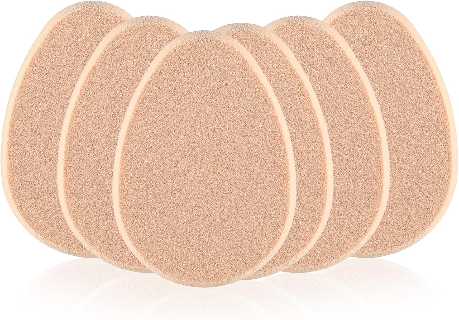 6 X Flat Sponge for Makeup, Soft, Durable and Suitable for Beginners image number 5
