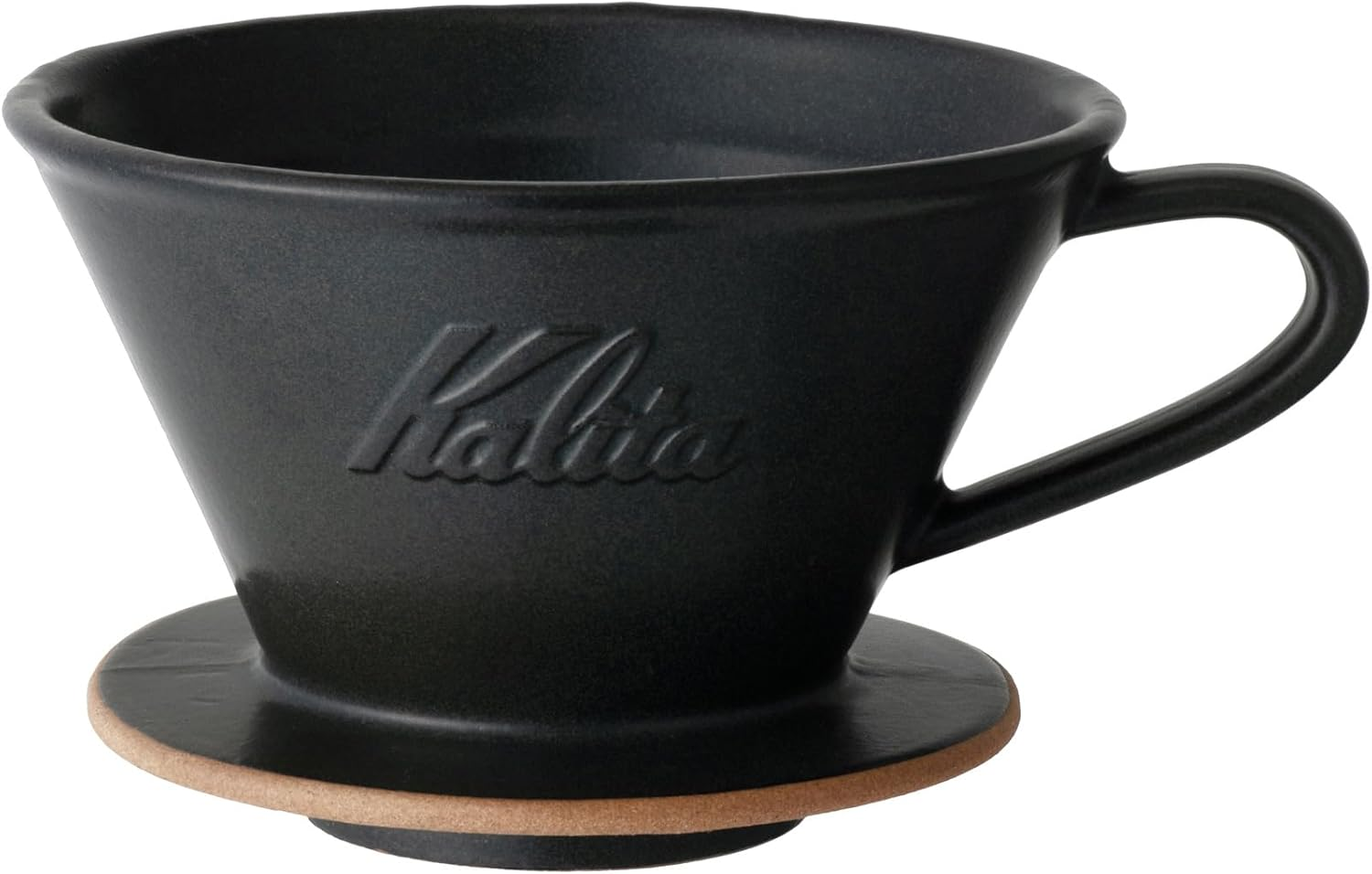 Carita Coffee Dripper Mino Ware, High Heat Retention, Ceramic for 2 to 4 People, Sand Black, #02107 Wave Series, Made in Japan, Drip Equipment, for 2 People, for 4 Cups, Porcelain, Stylish, Outdoor image number 3