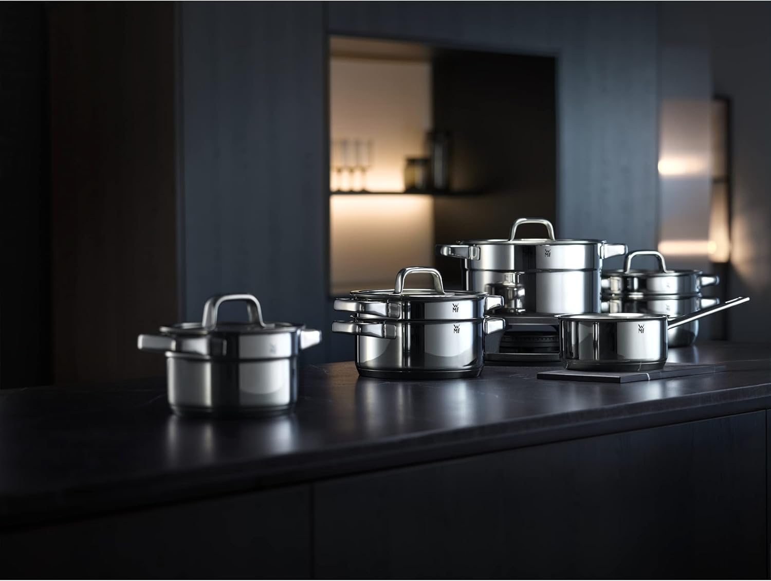 WMF 793166380 Damper Insert 16 Cm, Material: Polished Cromargan 18/10 Stainless Steel, Rustproof, Dishwasher, Acid, Oven-Safe, Heat-Resistant up to 250 &deg;C image number 3