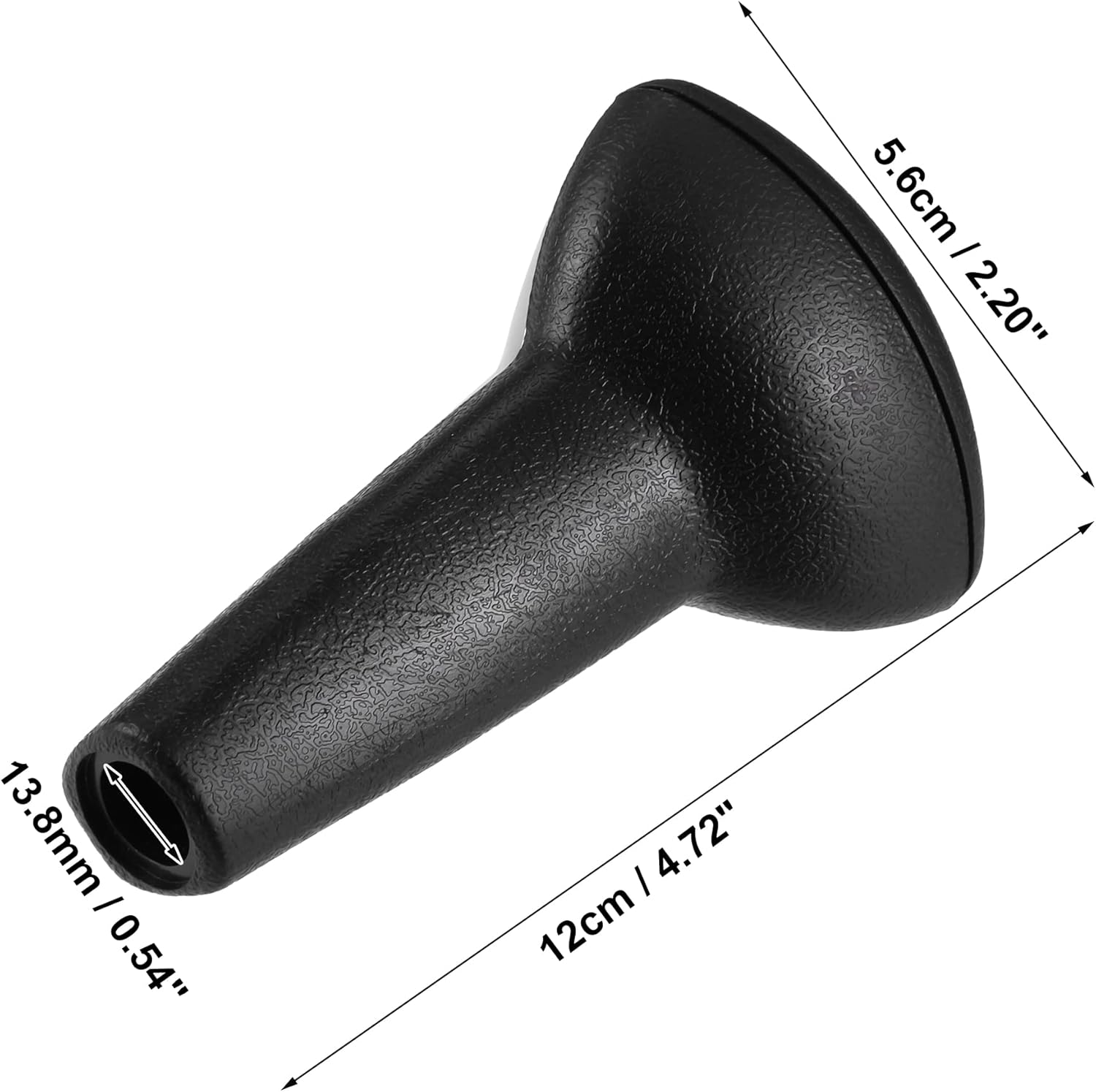 X AUTOHAUX Car Auto Automatic Gear Stick Shift Knob Fit for Citroen C3 C4 C5 - Pack of 1 Black image number 2