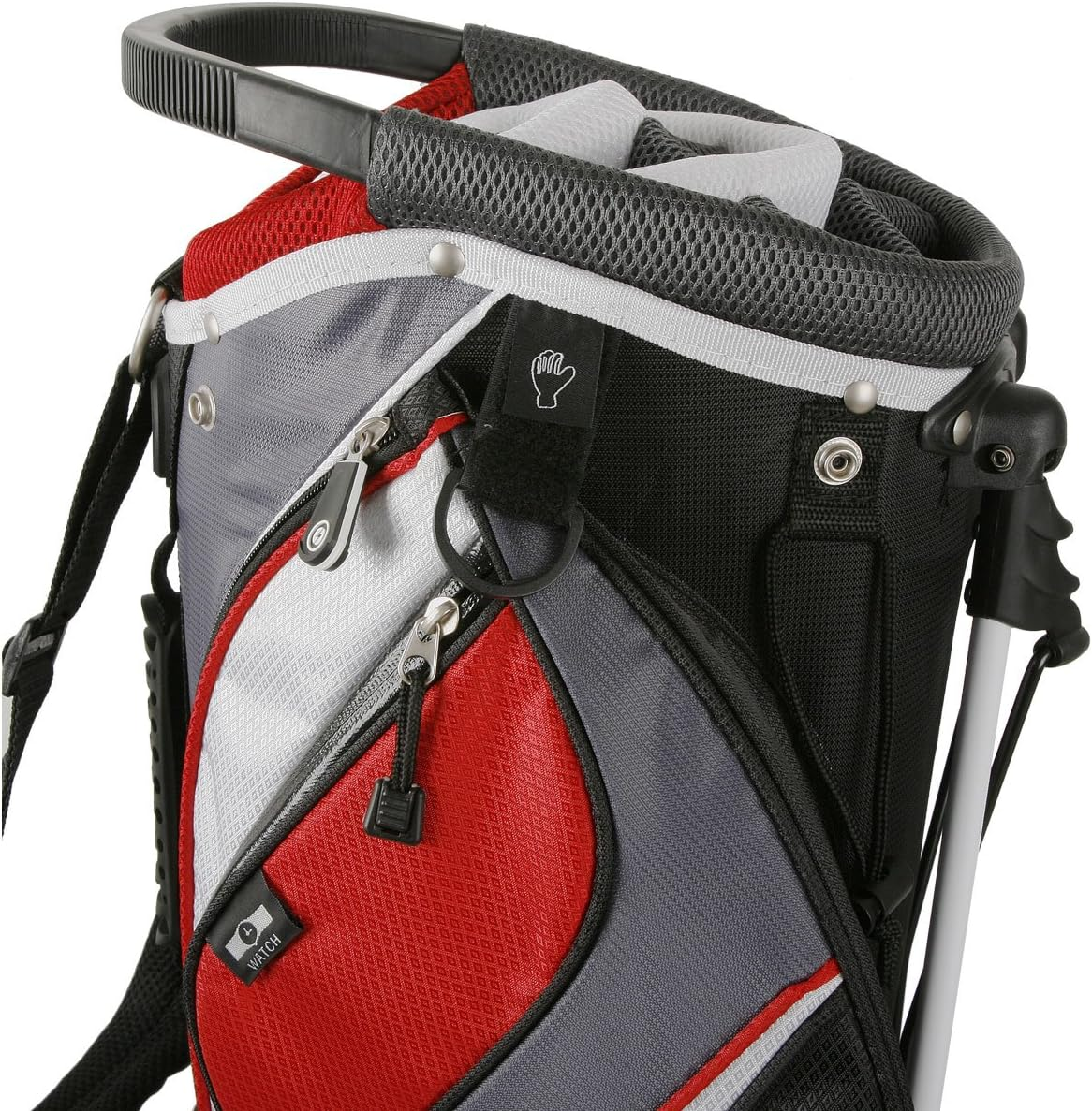 Powerbilt TPS Dunes 14-Way Golf Stand Bag - Black / Blue image number 6
