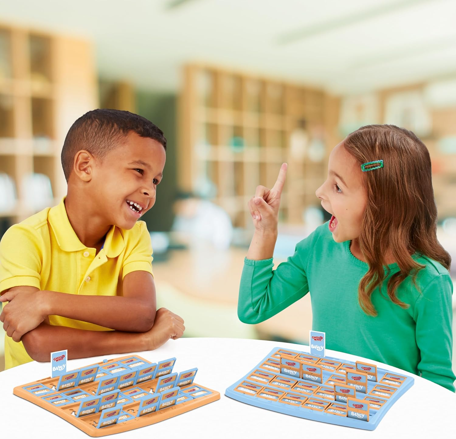 Winning Moves Guess Who? Bluey Edition - Guessing Board Game about Your Favourite Characters from Bluey - 2 Players Aged 6+ image number 2