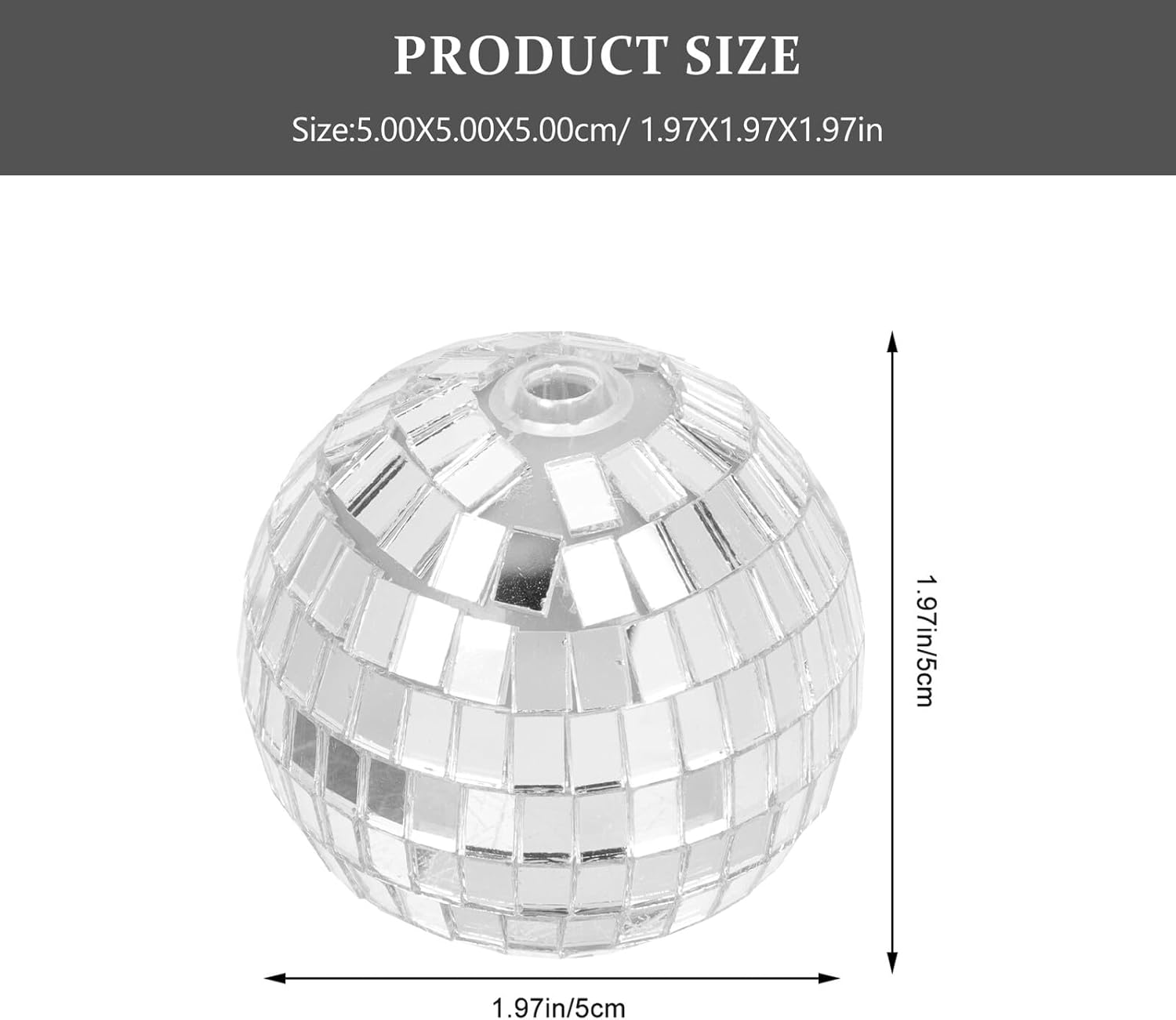 LABRIMP 6Pcs Mosaic Plastic Lawn Light Covers 5Cm Miniature Lampshades for String Light DIY Outdoor Garden Lamp Shades image number 2