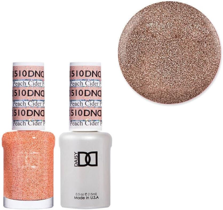DND 510 Peach Cider - Daisy Collection Gel & Lacquer Duo 15Ml