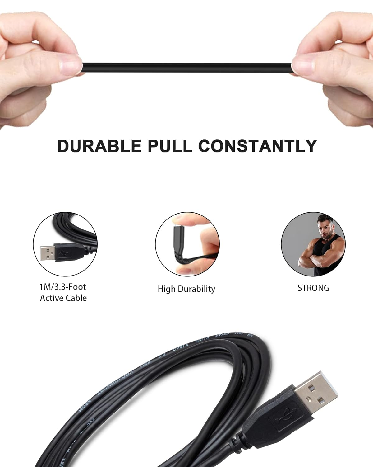 PSP Charger Cable, Replacement PSP USB Cable for Sony PSP 1000 2000 3000 Series