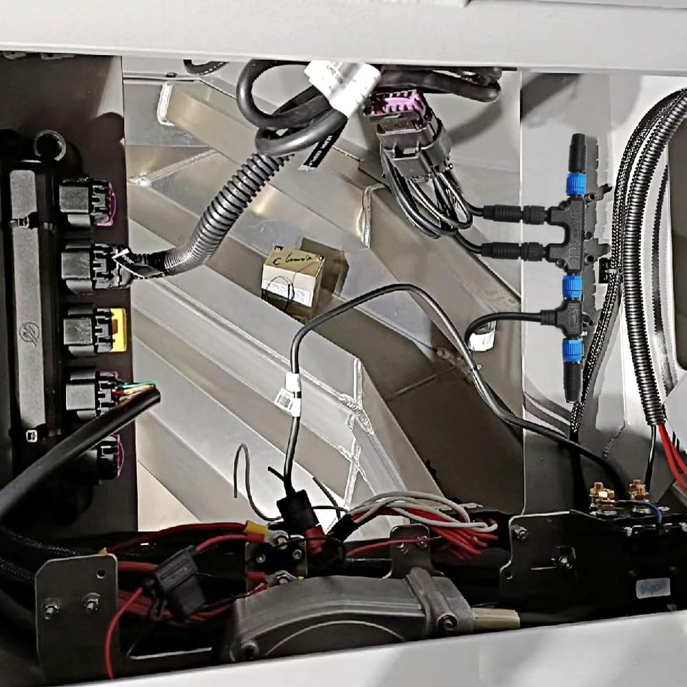 NMEA 2000 Starter Kit Marine NMEA 2K Network Accessories for GPS, Automotive, Boat, Marine Grade NMEA 2000 Backbone Cables Drop Cables Tees Terminators (Dual Device) image number 5