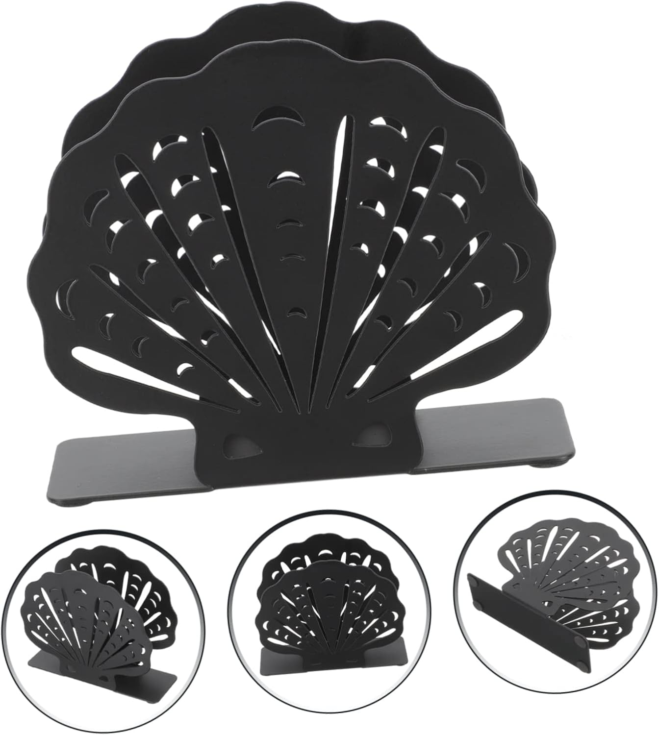 DOITOOL Modern Napkin Storage Rack Iron Material Countertop Paper Napkin Holder Farmhouse Style image number 5